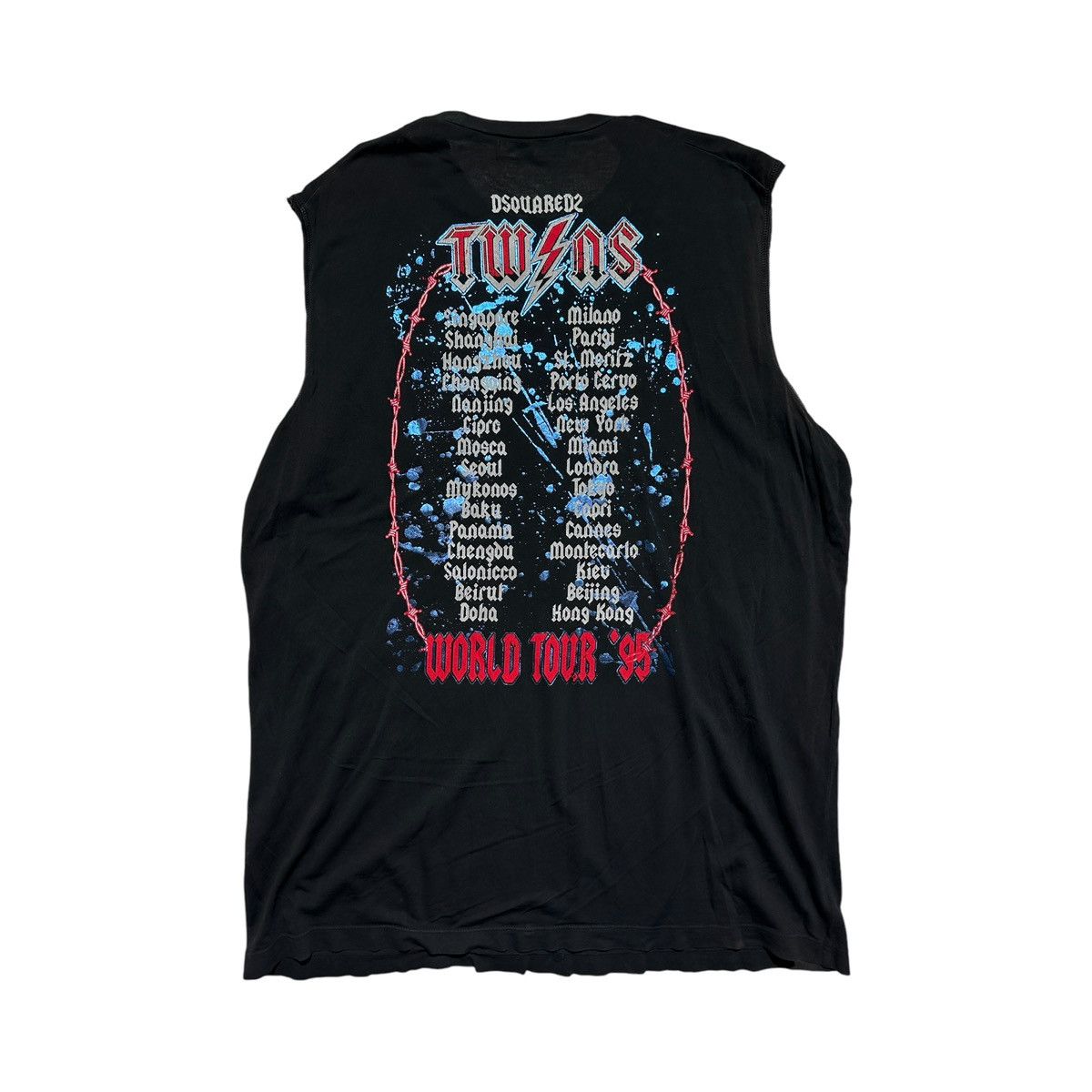 Dsquared2 Twins “Vintage” rock band tank Size US XL / EU 56 / 4 - 2 Thumbnail