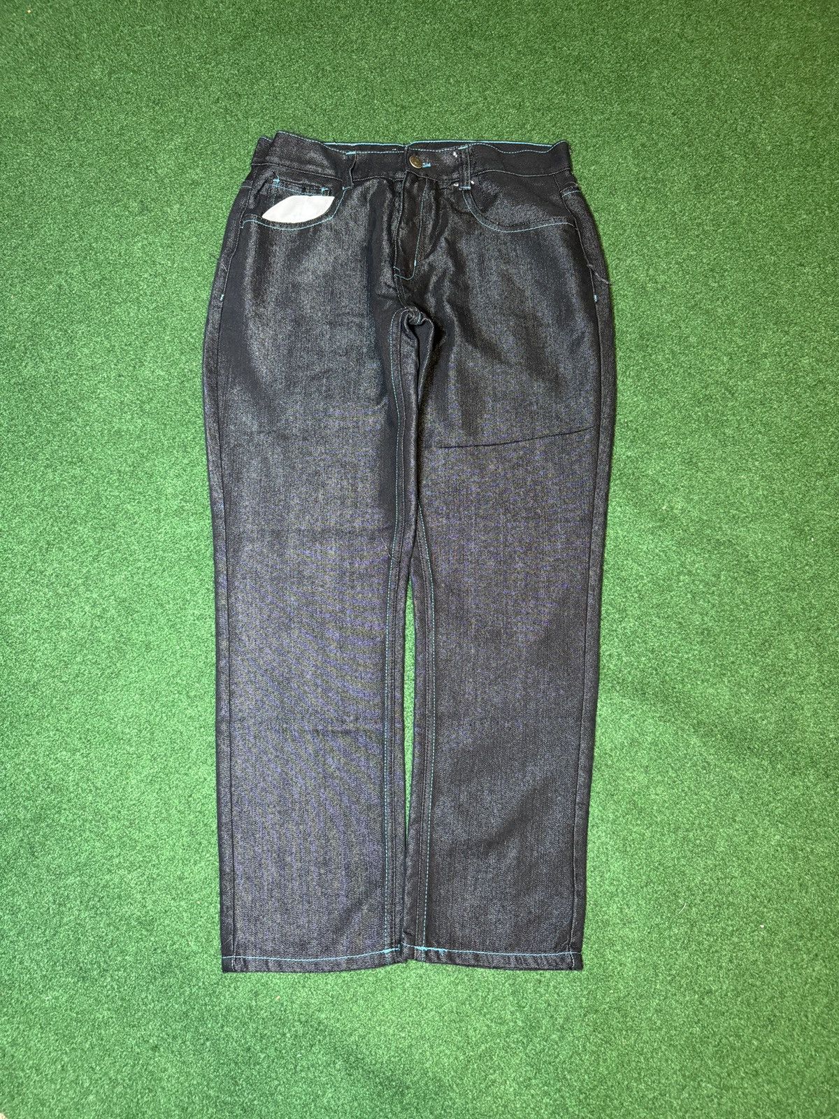 Southpole Y2K Baggy Wide Leg Embroidered Southpole Hip Hop Jeans Size US 36 / EU 52 - 4 Thumbnail