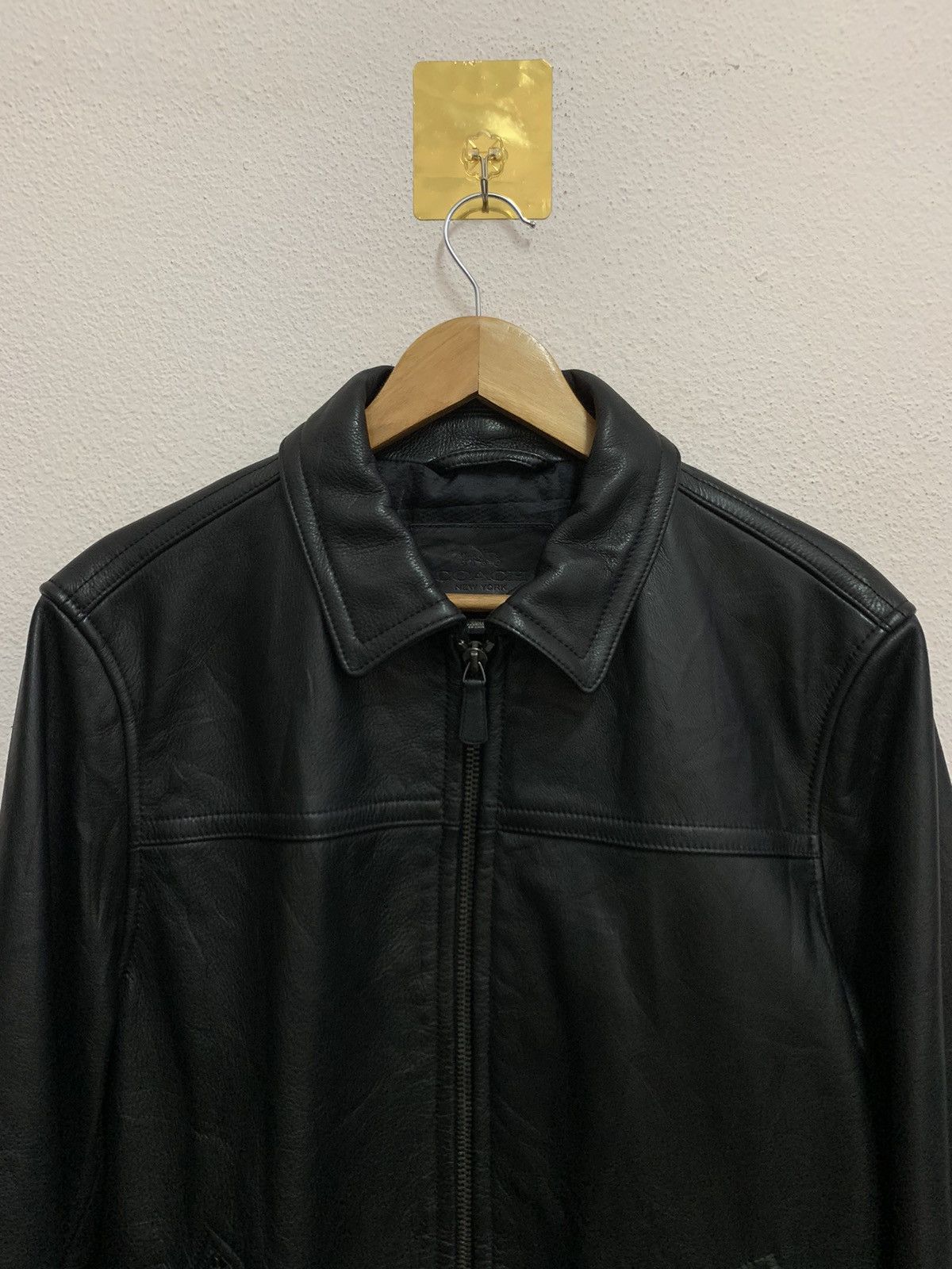 Coach COACH Zipper Leather Jacket Size US M / EU 48-50 / 2 - 3 Thumbnail