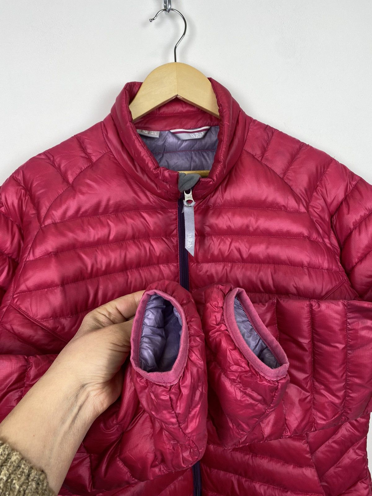 Rab × Vintage Rab Ladies Wmns Microlight Jacket Full Zip Down Pertex XL Size XL / US 12-14 / IT 48-50 - 5 Thumbnail