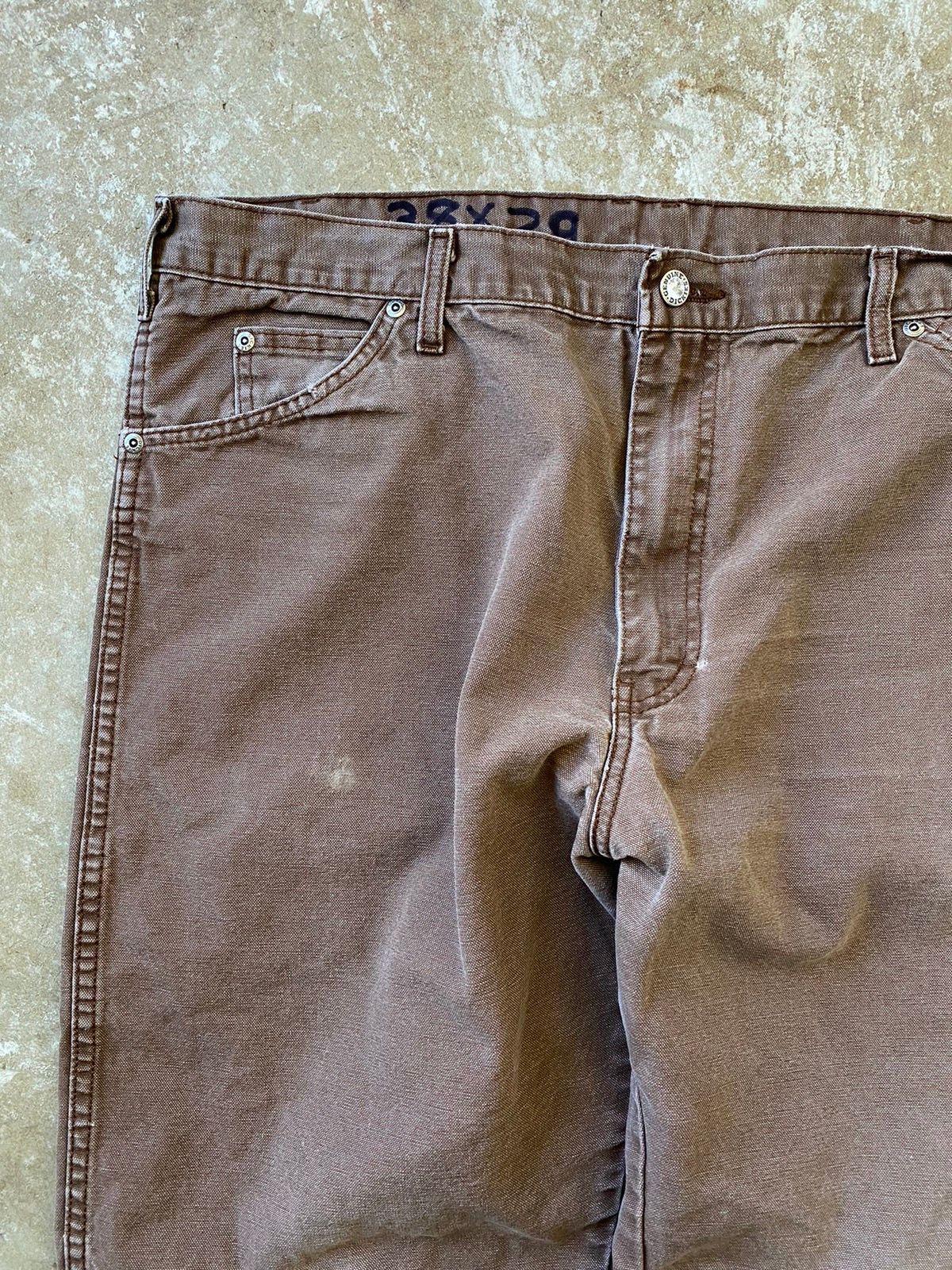 Vintage Vintage 90’s Brown Dickies Carpenter Pants Size US 36 / EU 52 - 3 Thumbnail