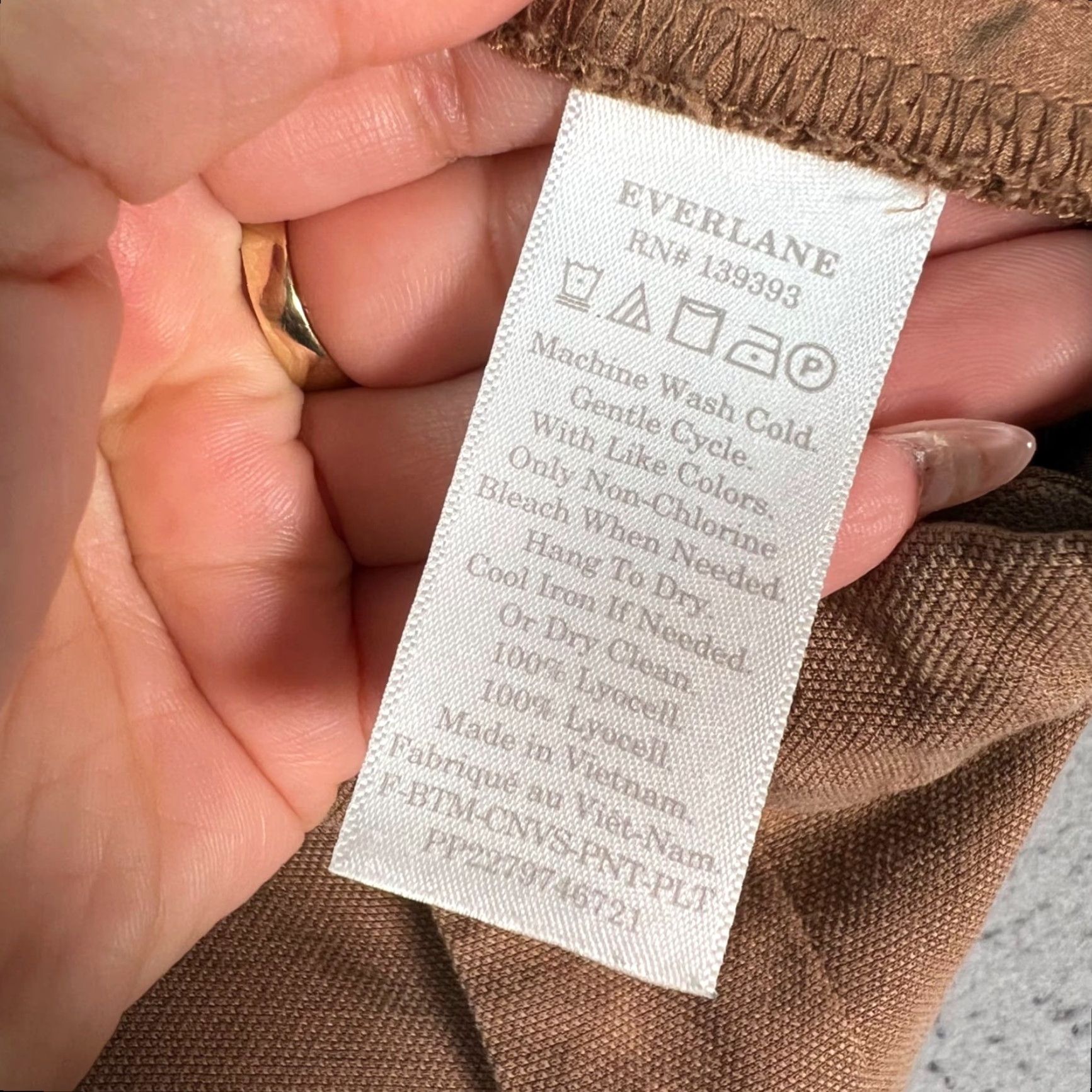 Everlane Everlane Pants Womens 0 Tan Pleated High-Waist Trousers Straight Leg Dress Pants Womens Size 25" / US 0 / IT 36 - 4 Thumbnail