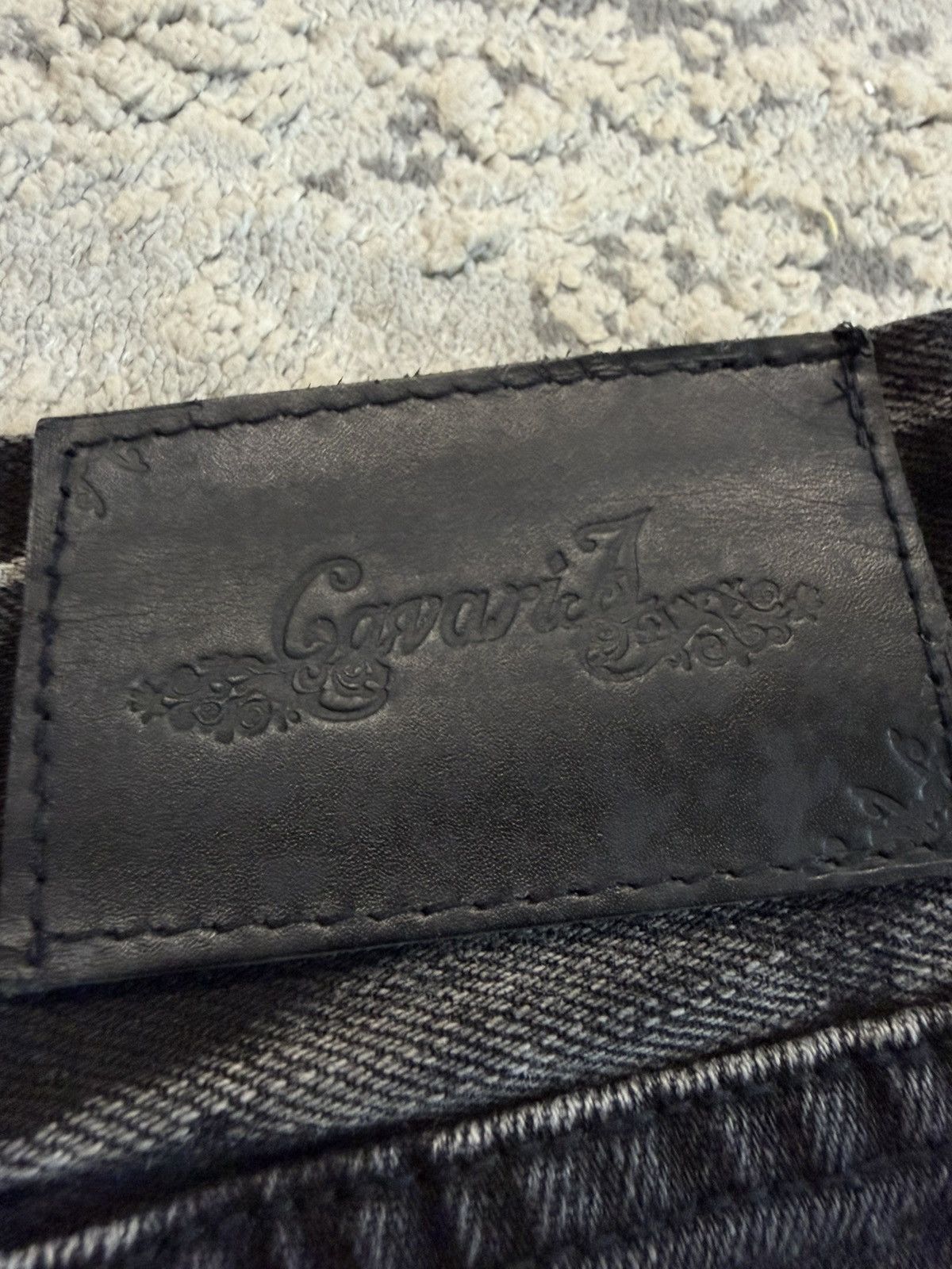 CIVARIZE Cavaria - Black Distressed Studded Flare Denim Size US 29 - 12 Thumbnail