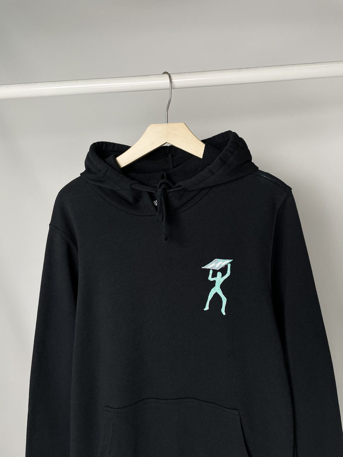 Billabong Billabong Rasta Surfer Print Black Hoodie Pullover Size US M / EU 48-50 / 2 - 3 Thumbnail