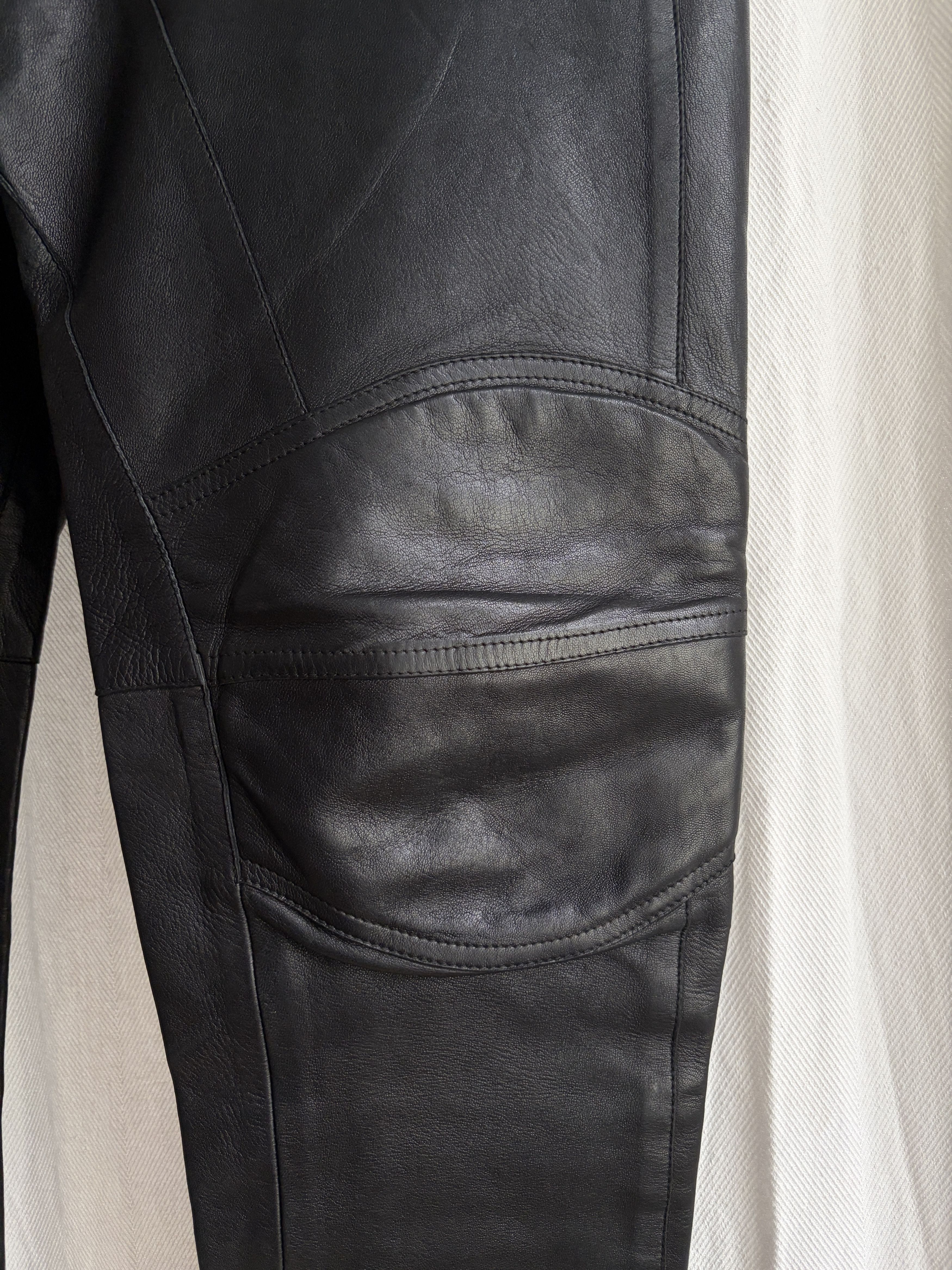 Gucci AW00 by Tom Ford Biker Leather Pants Size 30" / US 8 / IT 44 - 4 Thumbnail