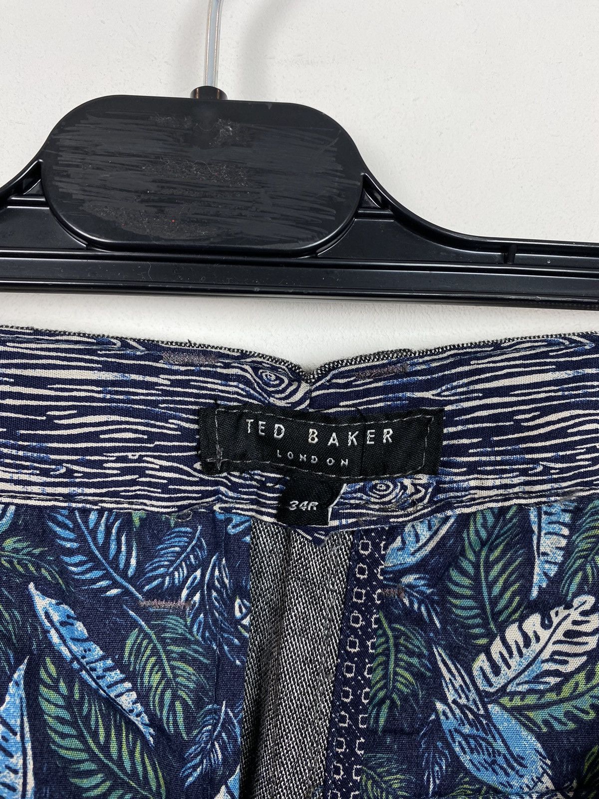 Ted Baker Ted Baker Wool/Polyamide Formal Trousers Britain Designer Size 34R - 5 Thumbnail