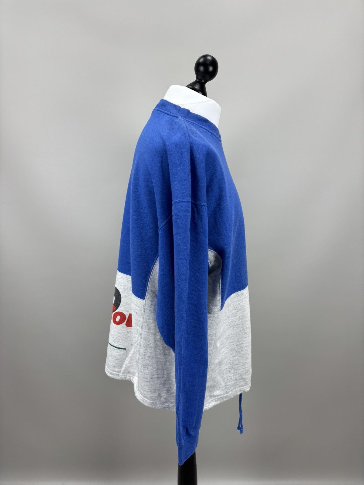 Mens vintage sweatshirt Adidas ATP Tour Size L Color Blue