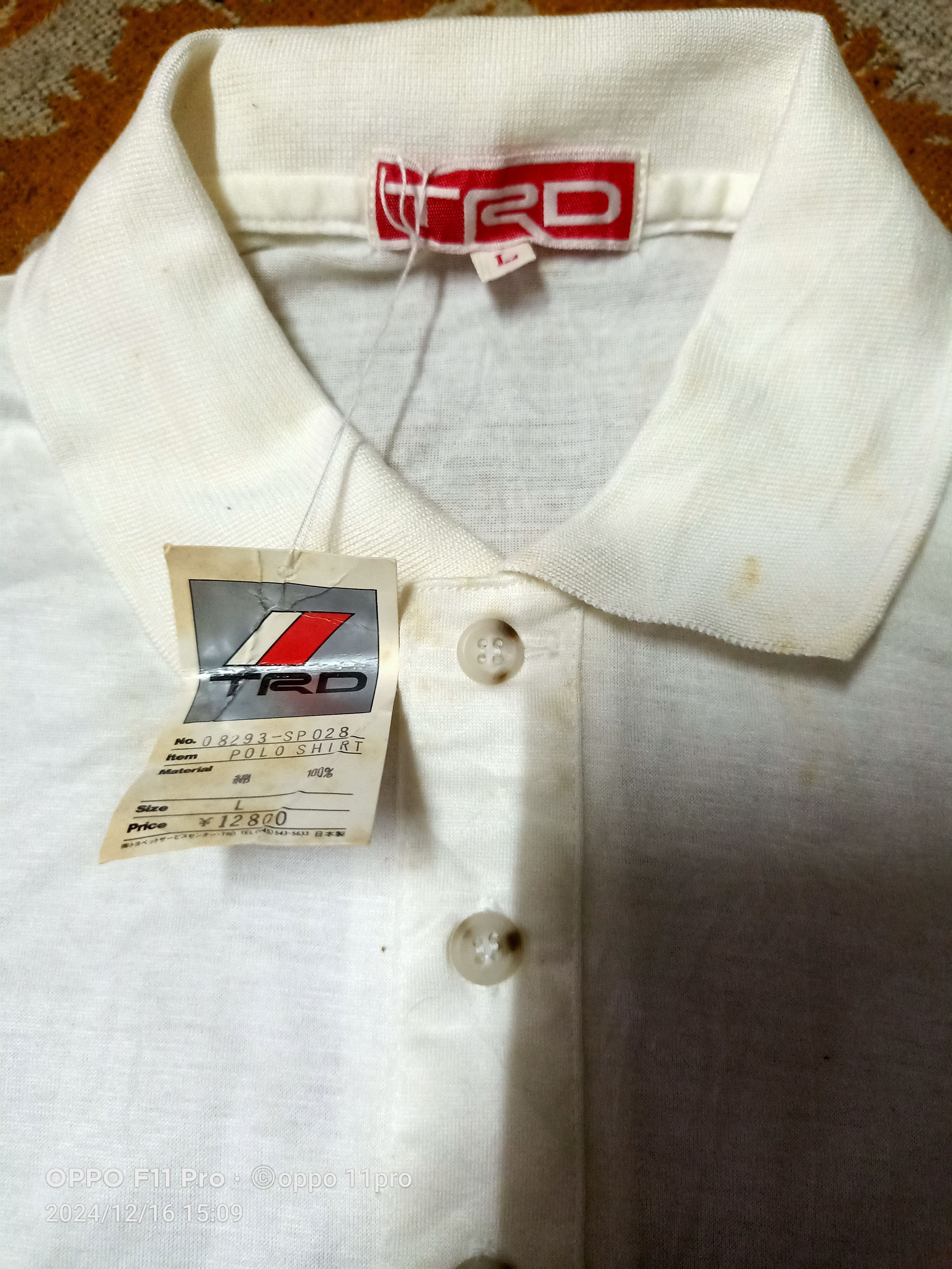 Japanese Brand TRD Toyota Vintage Polo Shirt Racing Tee Size US L / EU 52-54 / 3 - 4 Thumbnail