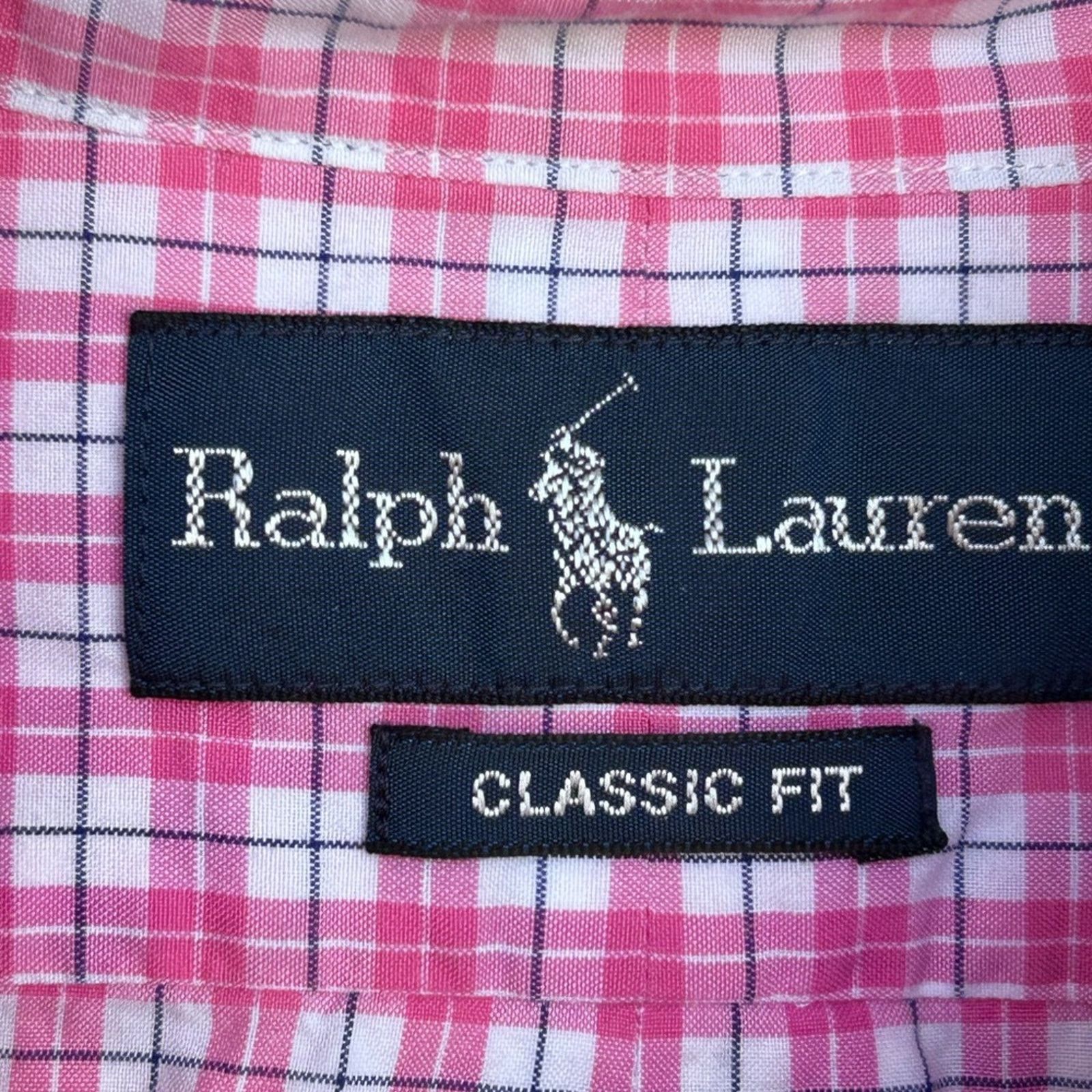 Ralph Lauren Ralph Lauren button down pink plaid shirt size 14.5 32/33 Size US M / EU 48-50 / 2 - 6 Thumbnail