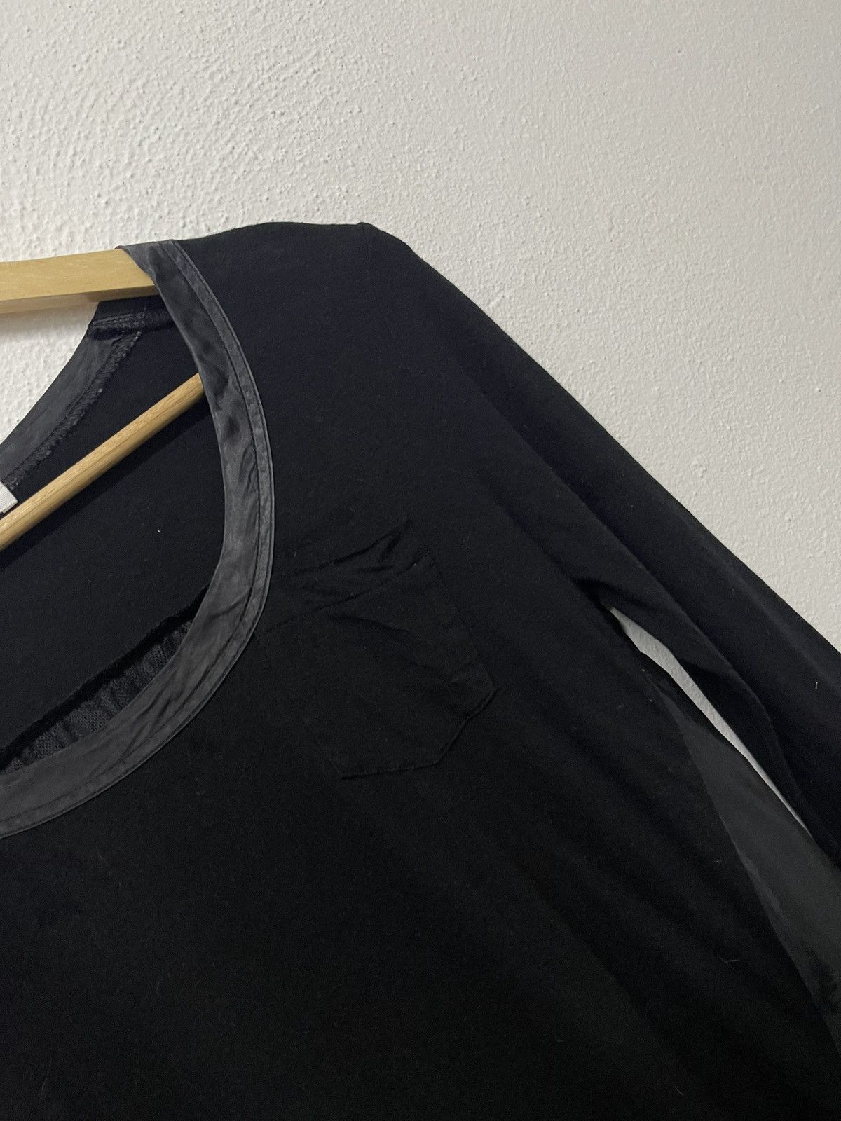 Sacai 90s SACAI UNBALANCE ROUND LONG SLEEVE SHIRT Size S / US 4 / IT 40 - 8 Thumbnail