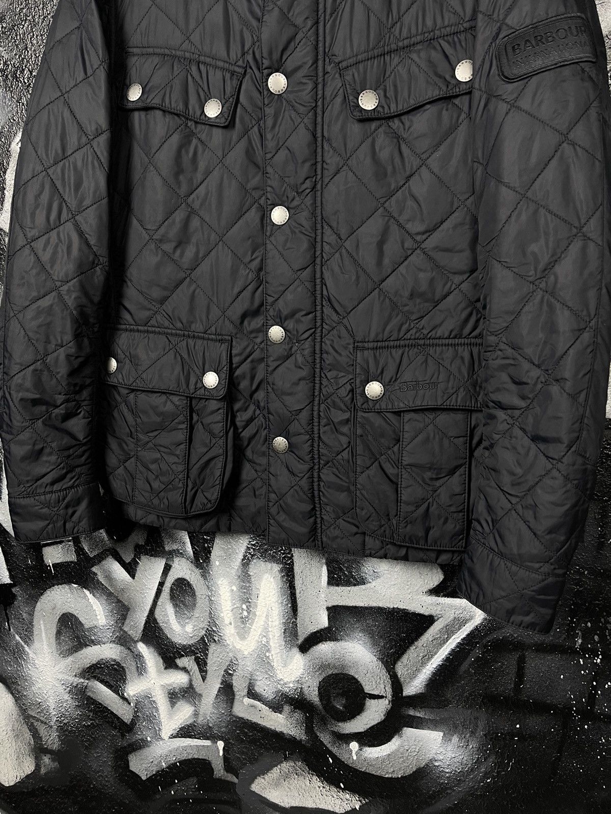 Barbour Barbour International Black Ariel Full Zip Jacket Size S Size US S / EU 44-46 / 1 - 7 Thumbnail