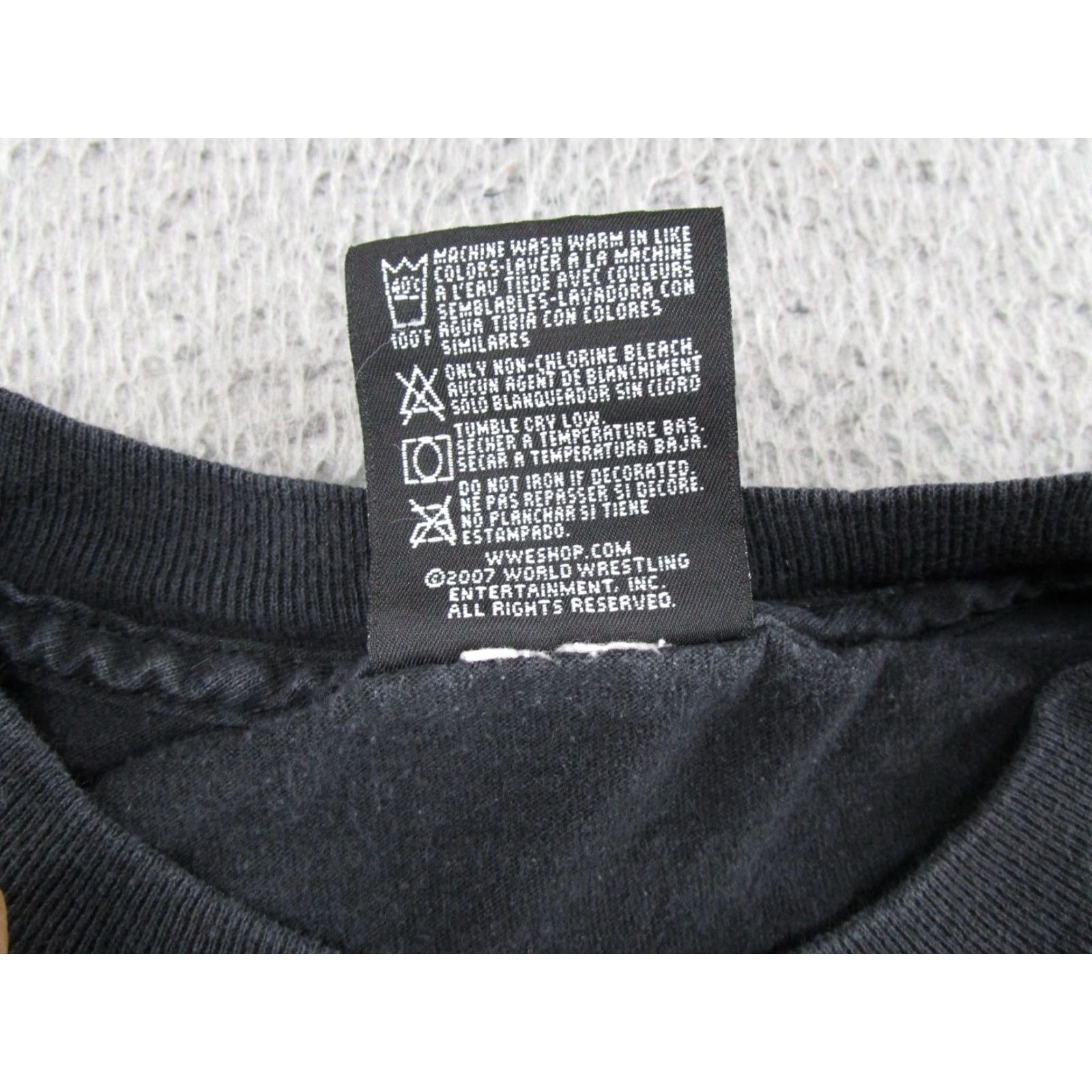 Vintage VINTAGE WWE MR. KENNEDY Ken Anderson Authentic Wrestling Shirt XL Black Crew Neck Short Sleeve Mens T-Shirt 2000s Wrestling Logo Print Size US XL / EU 56 / 4 - 5 Thumbnail