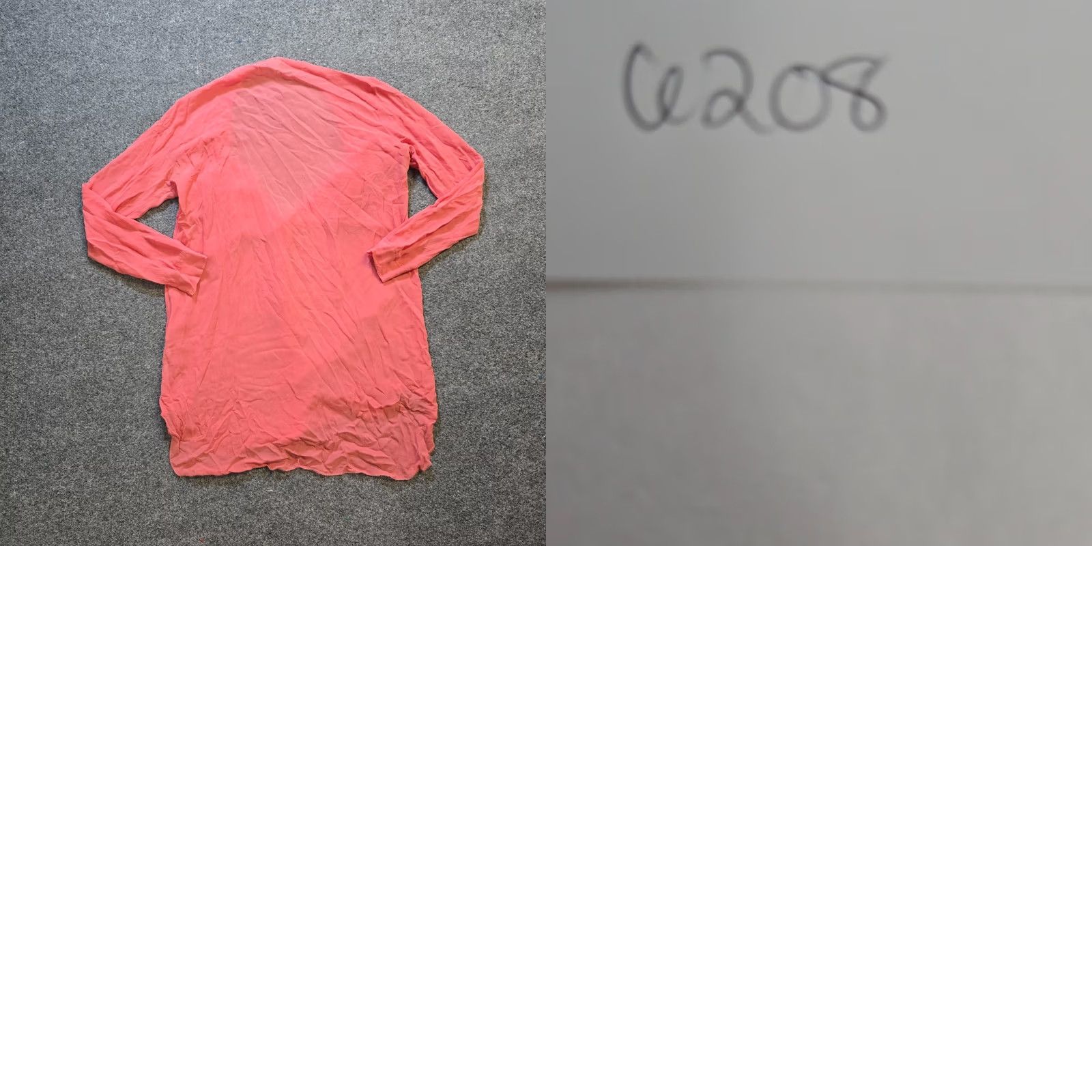 Vintage Wilfred Top Womens Size Large Pink Silk Crepe Sheer V-Neck Aritzia Casual Tunic Blouse (Tunic) Size L / US 10 / IT 46 - 8 Thumbnail