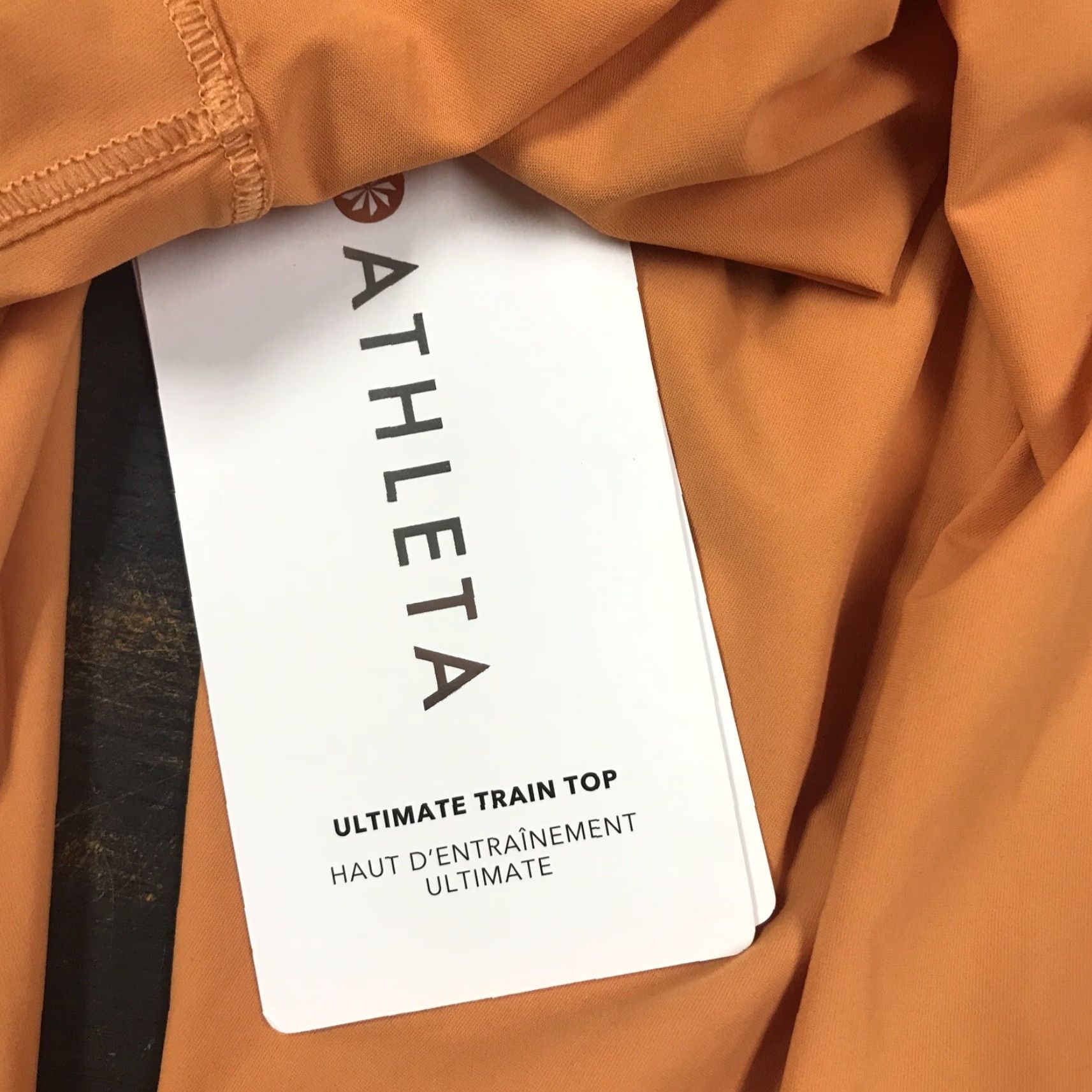 Athleta Athleta Women's Orange Ultimate Textured Long Sleeve Train Top 3XL Orange Women Long Sleeve Activewear 3XL Size XXL / US 16-18 / IT 52-54 - 3 Thumbnail