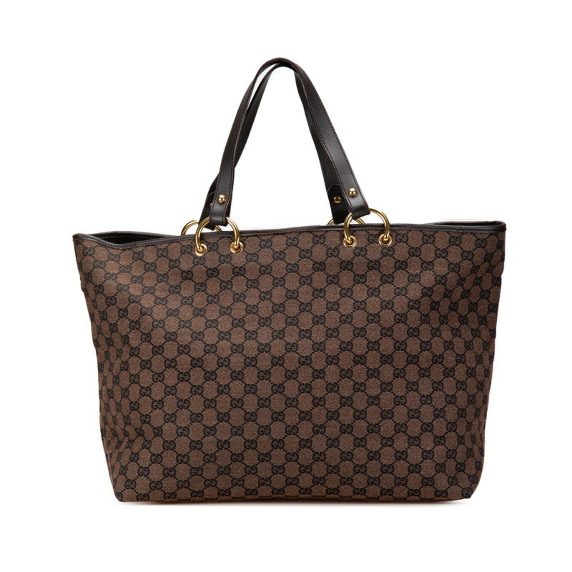 Gucci GG Canvas Tote Bag 285768 Brown Women's Gucci