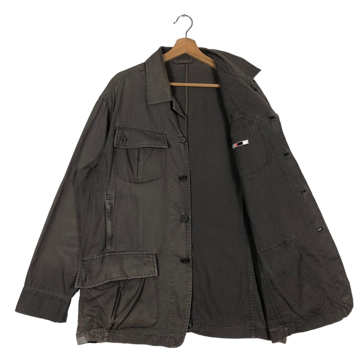 Japanese Brand 🔥Cargo Jacket Multi Pocket G Japan Good Enough Slant Pocket Size US M / EU 48-50 / 2 - 8 Thumbnail