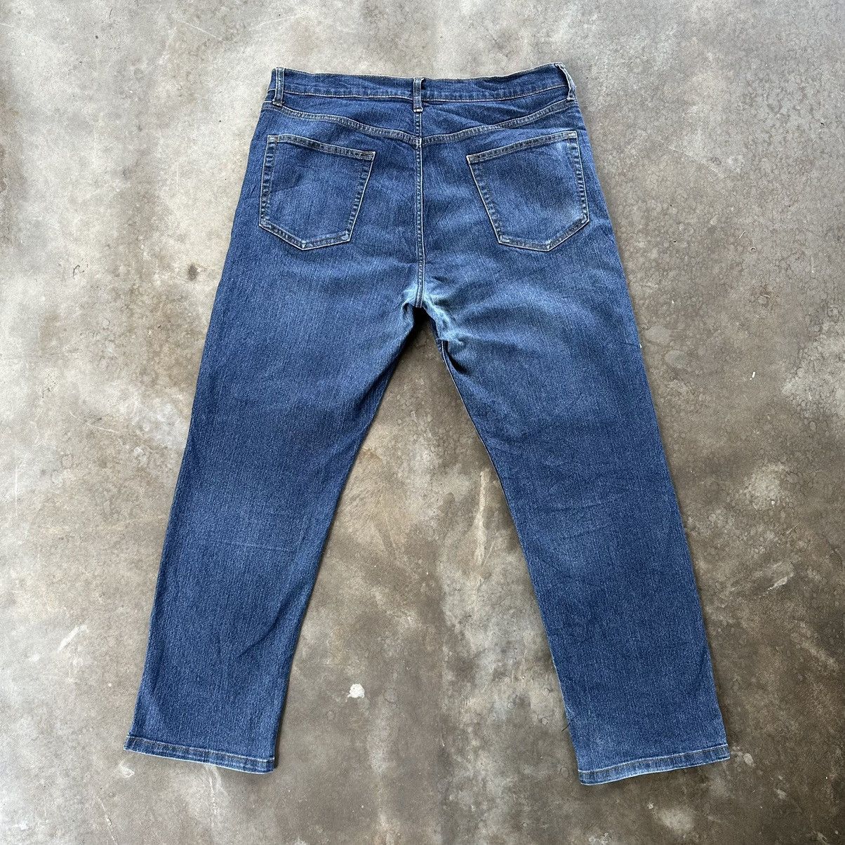Japanese Brand Vintage Japanese Faded Distressed Denim Jean Pant W37 Size US 37 - 8 Thumbnail