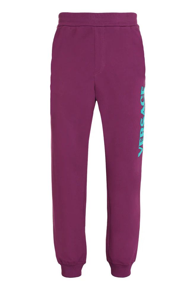 Versace o1y0525 Logo Jogger & Sweatpant in Purple Size US 34 / EU 50 - 1 Thumbnail