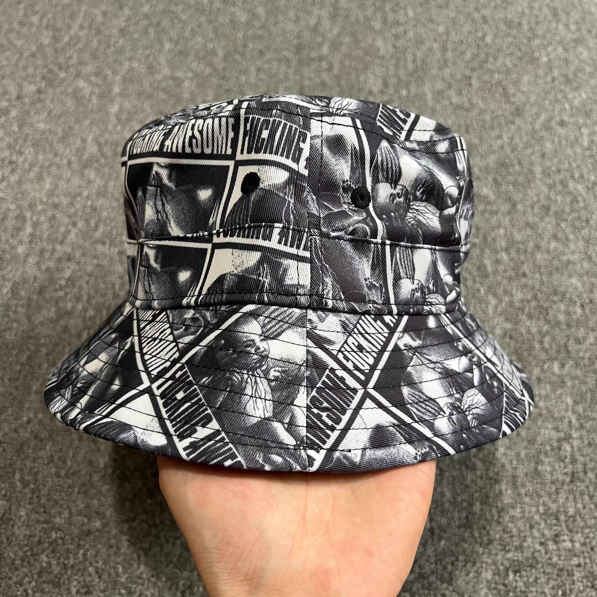 Fucking Awesome Fucking Awesome Blood Baby Bucket Hat Q7 Size ONE SIZE - 6 Thumbnail