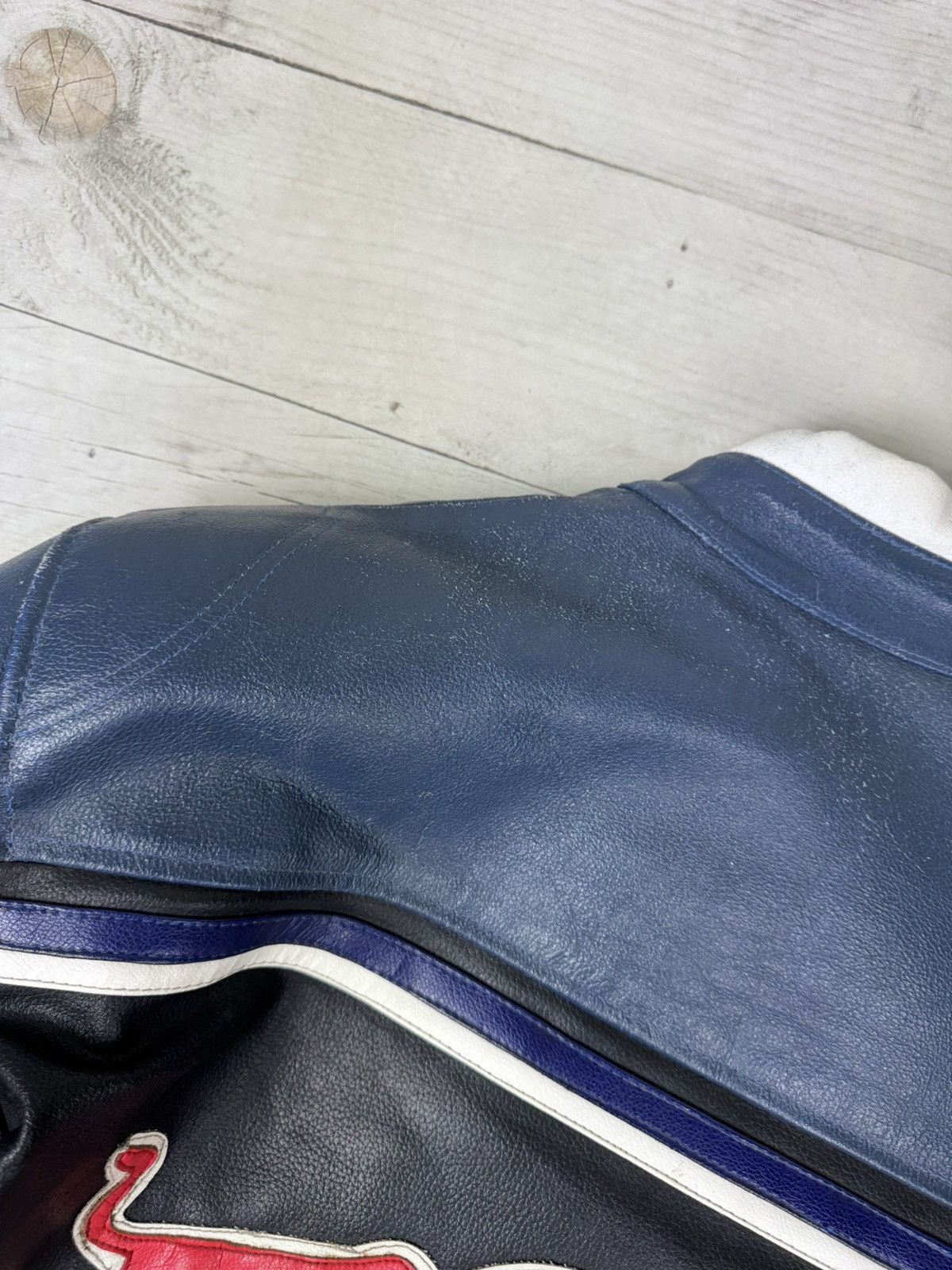 Red Bull Vintage Red Bull Leather Racing Moto Jacket 90s USA Size US XXL / EU 58 / 5 - 20 Thumbnail