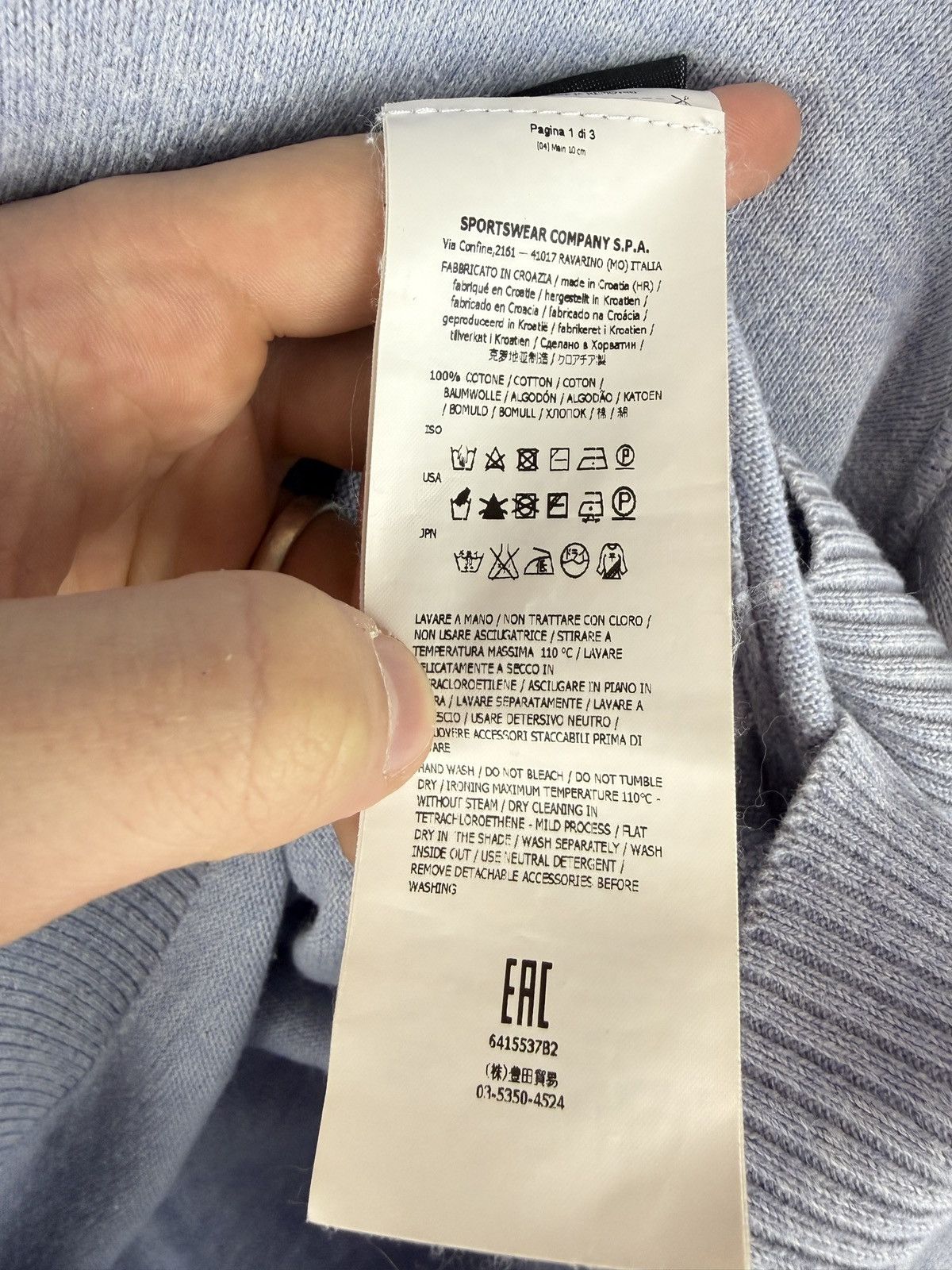 Stone Island Lilac Stone Island sweater Size US S / EU 44-46 / 1 - 8 Thumbnail