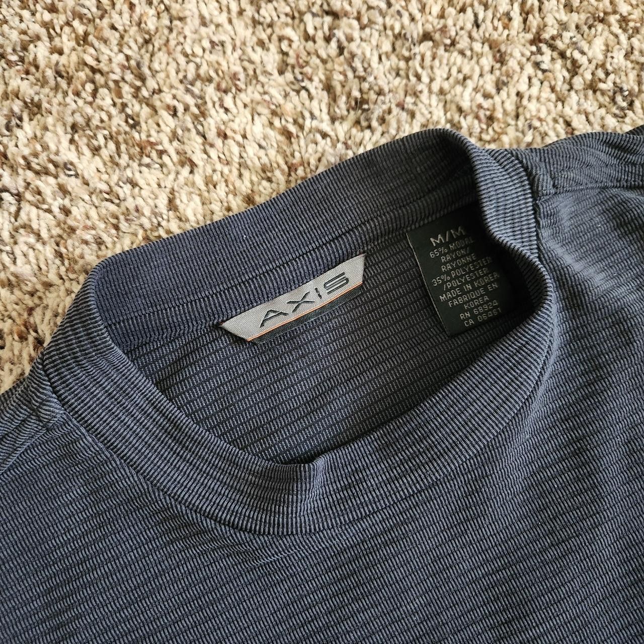 Vintage Axis Blank Textured T-Shirt MEDIUM Minimalist Essentials Size US M / EU 48-50 / 2 - 2 Thumbnail
