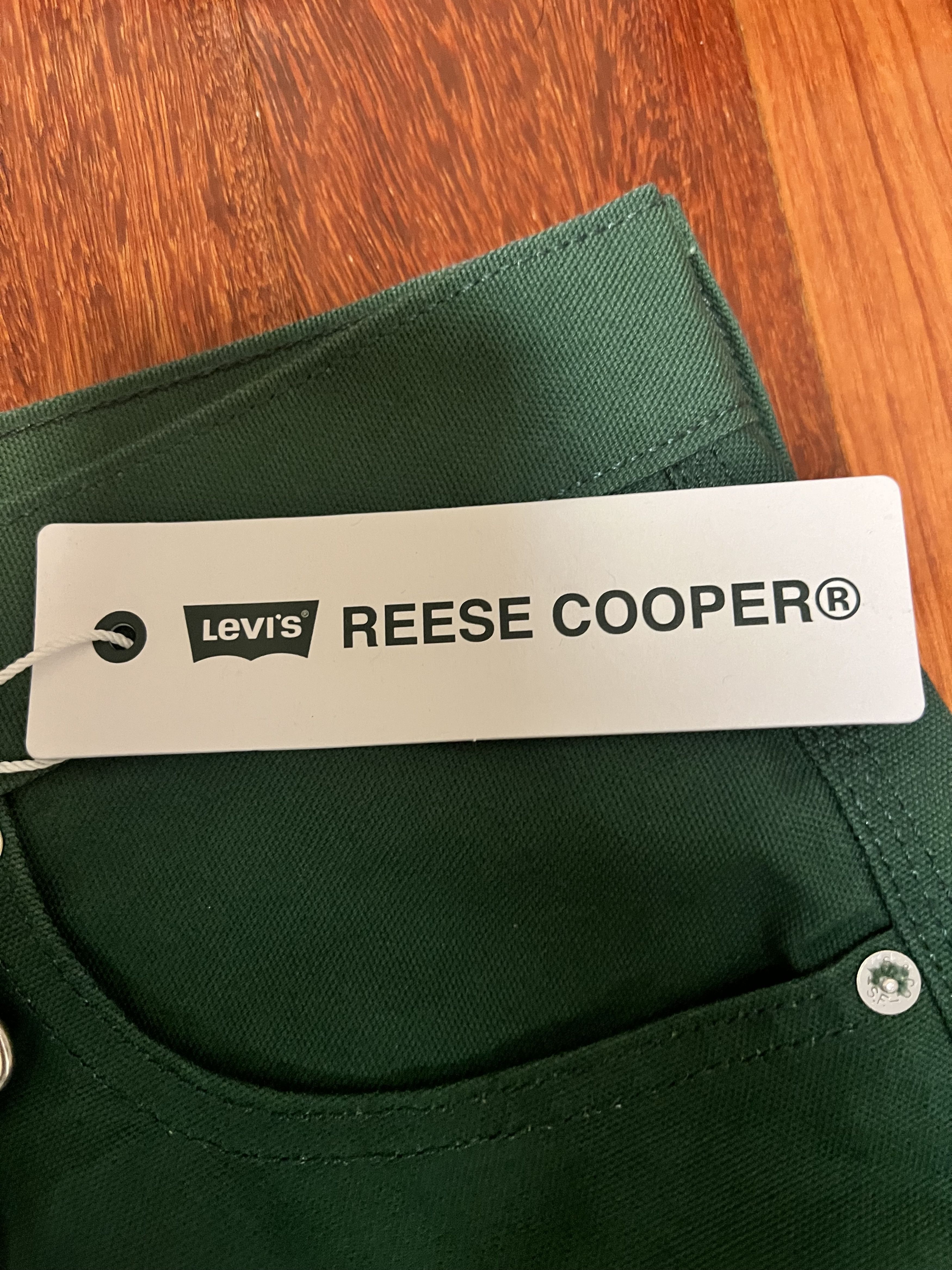 Levi's × Reese Cooper 💚 Reese Cooper x Levi's Green Duck Denim NEW (34x34) Size US 34 / EU 50 - 8 Thumbnail