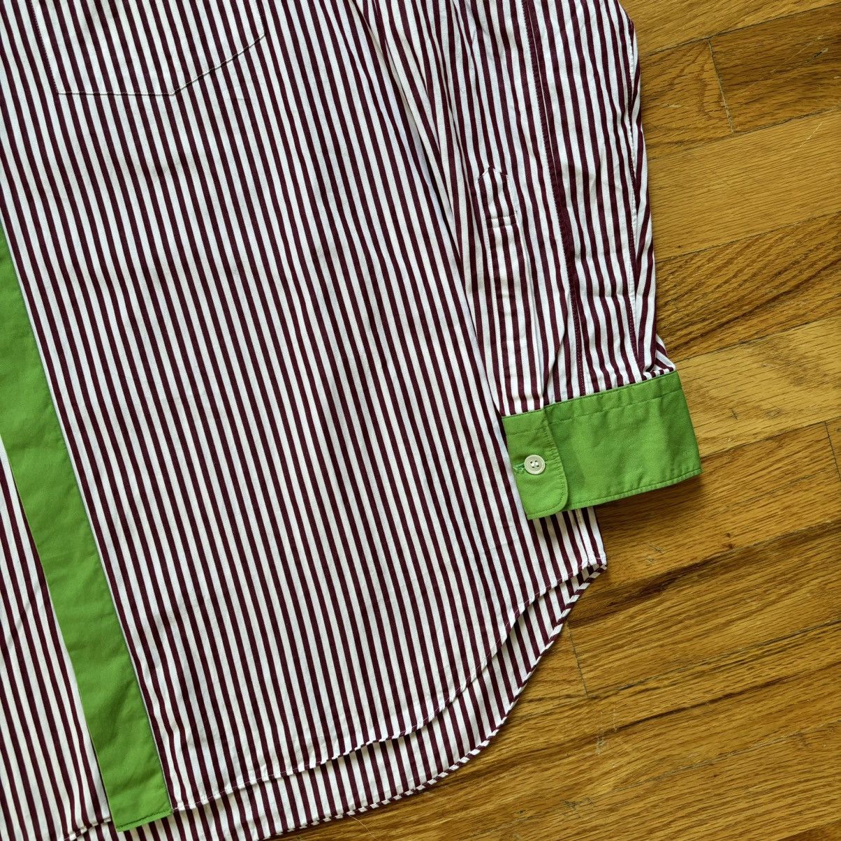 Comme des Garcons Homme Plus SS2002 Striped Button Up Shirt Size US M / EU 48-50 / 2 - 3 Thumbnail