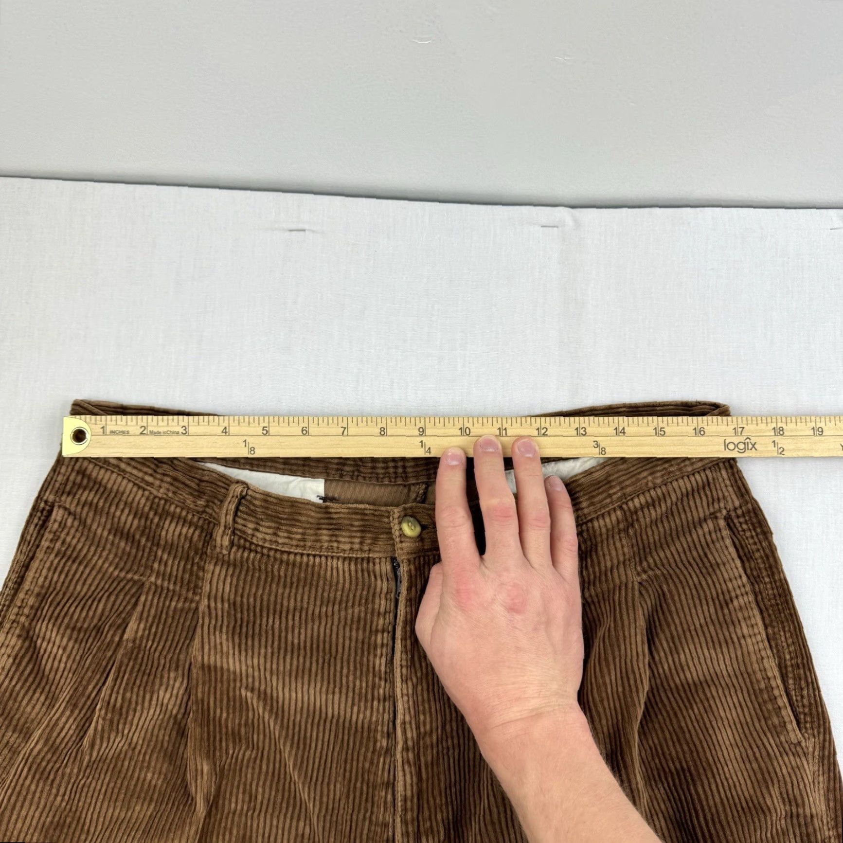 Vintage VINTAGE Munsingwear Corduroy Pants Men's 36x30 Brown Relaxed Fit 90s Y2K Grunge Casual Chino Size US 36 / EU 52 - 5 Thumbnail