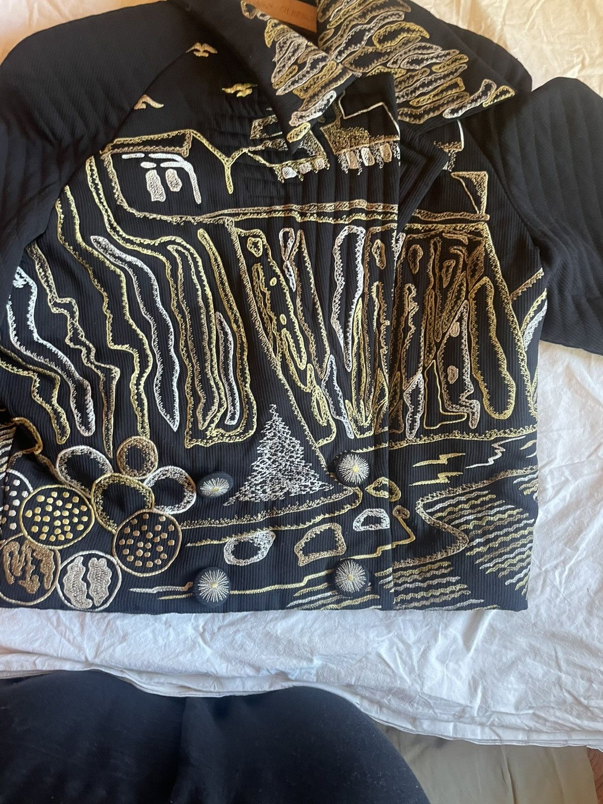 Other Vintage Korii Joko Embroidered Art-to-Wear Jacket Size US M / EU 48-50 / 2 - 9 Thumbnail