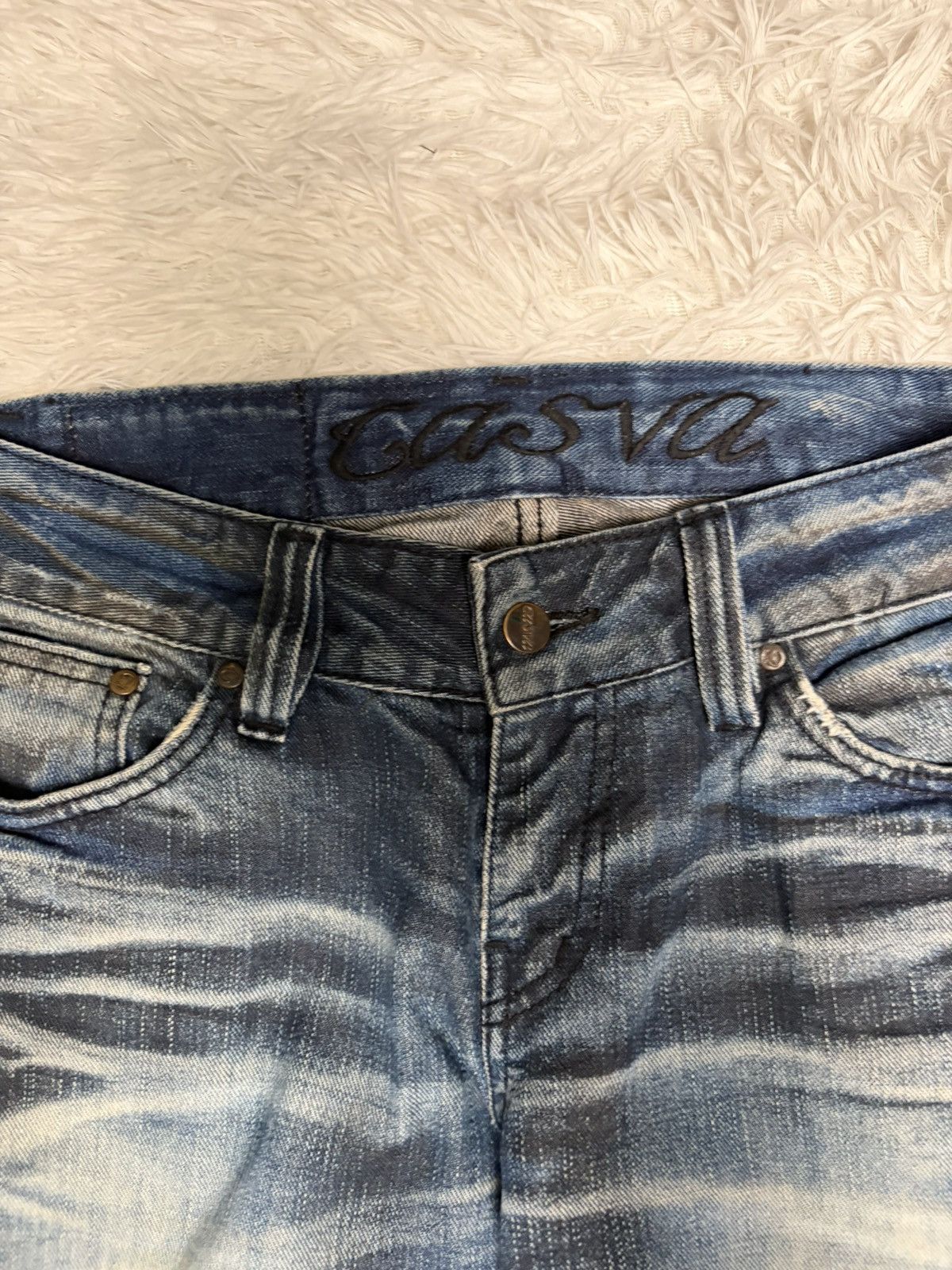 Japanese Brand Rare Casva whisker denim flared Size US 32 / EU 48 - 4 Thumbnail