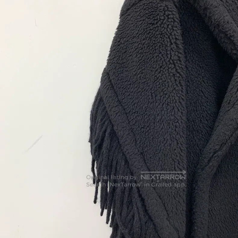 Max Mara Max Mara Black Fringe Teddy Camel Hair Lapel Double Breast Size M / US 6-8 / IT 42-44 - 4 Thumbnail
