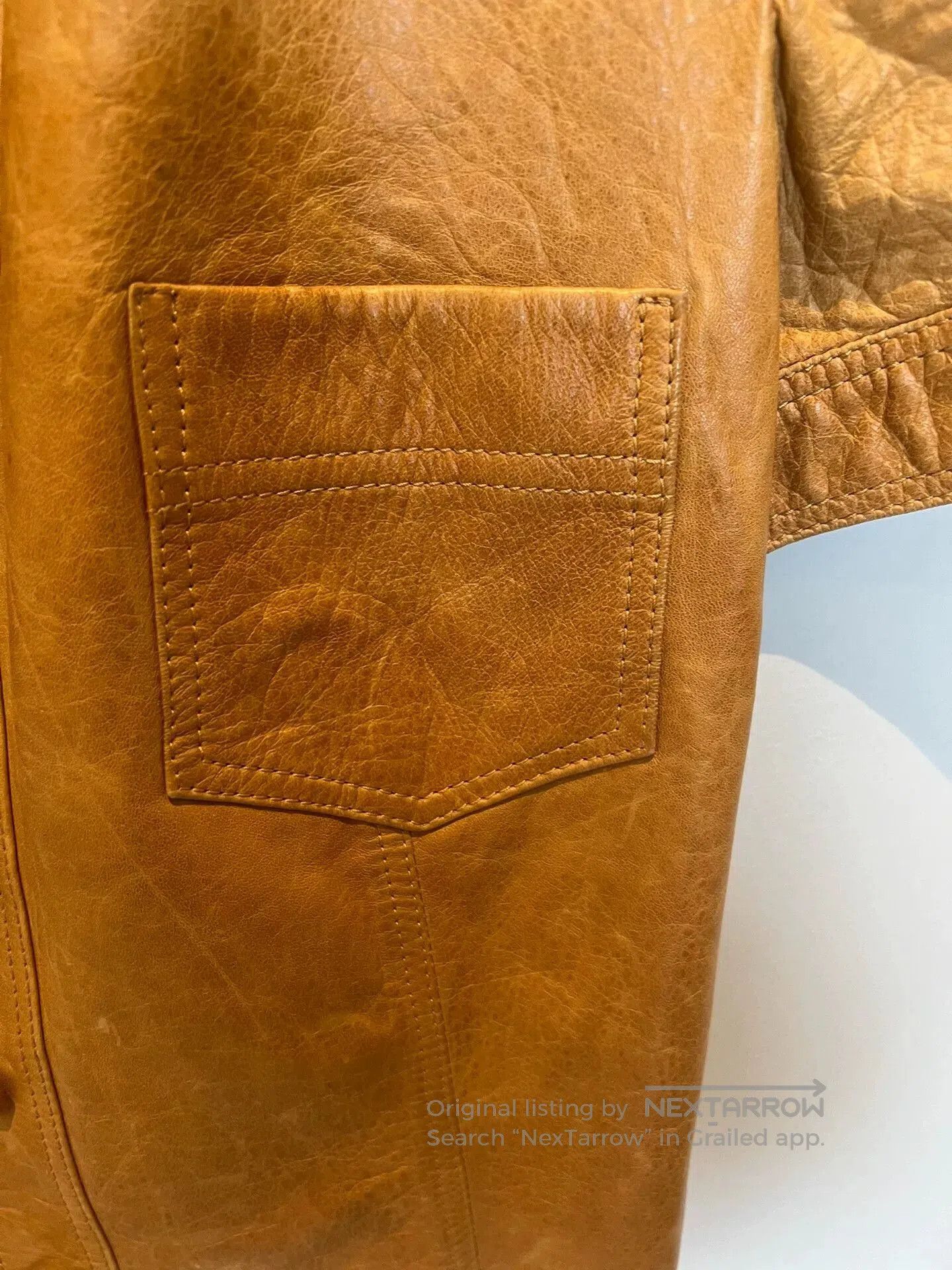 Prada Prada Women's Calf Leather Shirt Jacket. Size M / US 6-8 / IT 42-44 - 9 Thumbnail