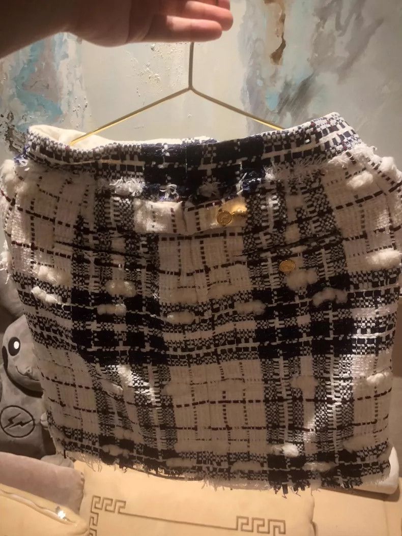 Thom Browne Thom Browne A dress with a pattern of fine lines Size 26" / US 2 / IT 38 - 2 Thumbnail