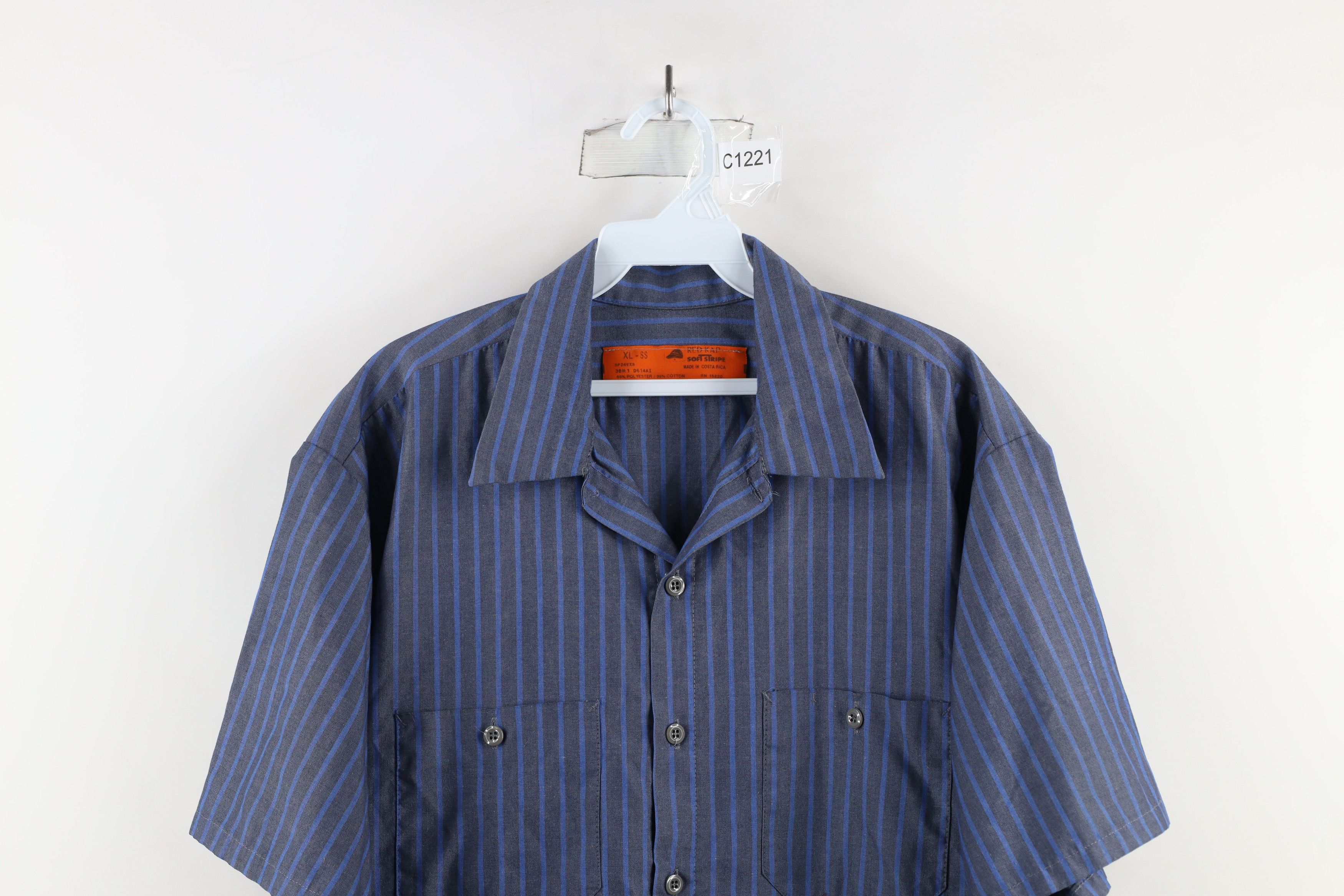 Vintage Vintage 90s Streetwear Workwear Mechanic Button Shirt Size US XL / EU 56 / 4 - 2 Thumbnail