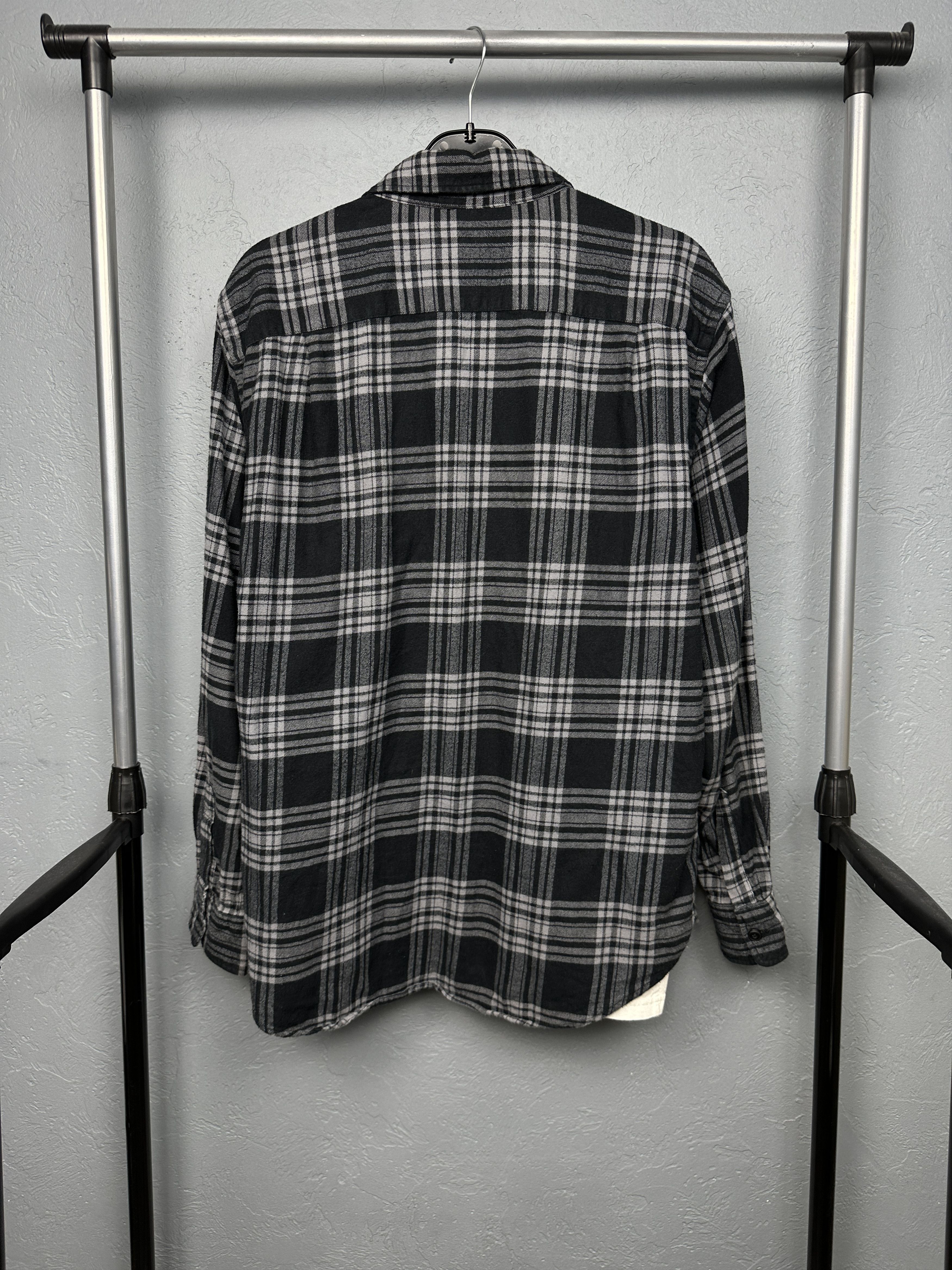 Flannel × Uniqlo × Vintage Uniqlo Mens Flannel Plaid Shirt Travis style Size US L / EU 52-54 / 3 - 5 Thumbnail