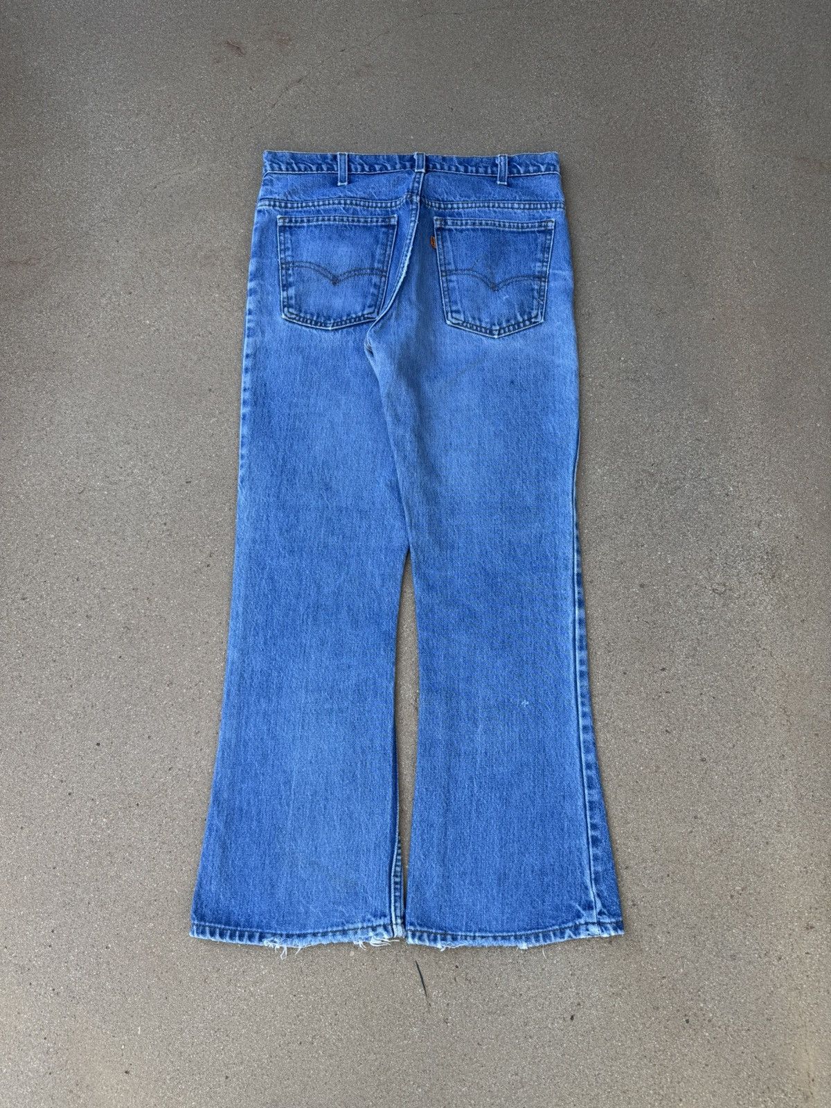 Levi's Vtg 80’s Levi’s 646 Orange Tab Bellbottom Flare Jeans 33x29 Size US 33 - 2 Thumbnail
