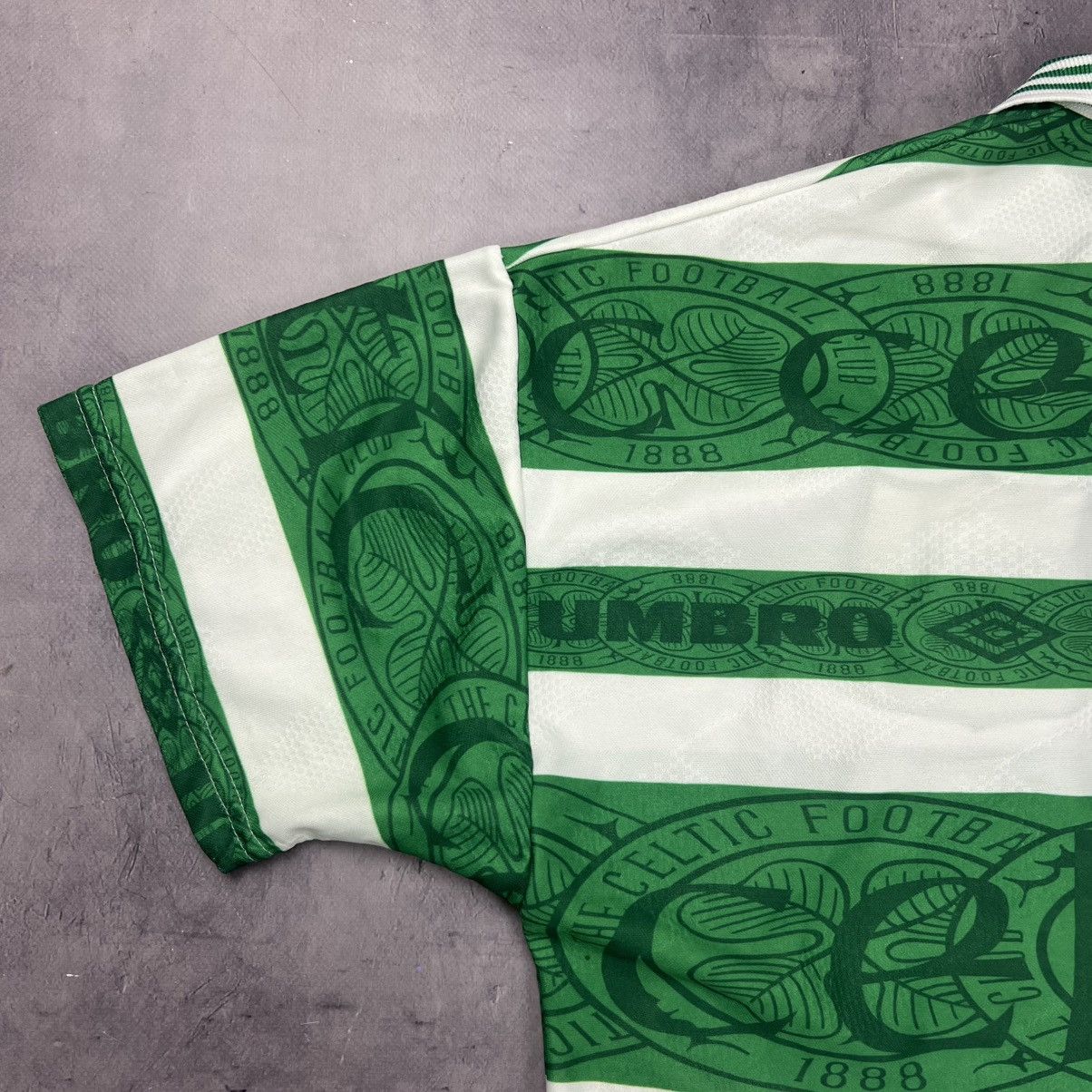 Nike Rare! Celtic 1995/97 Umbro Soccer Jersey Shirt Vintage Size US L / EU 52-54 / 3 - 14 Thumbnail