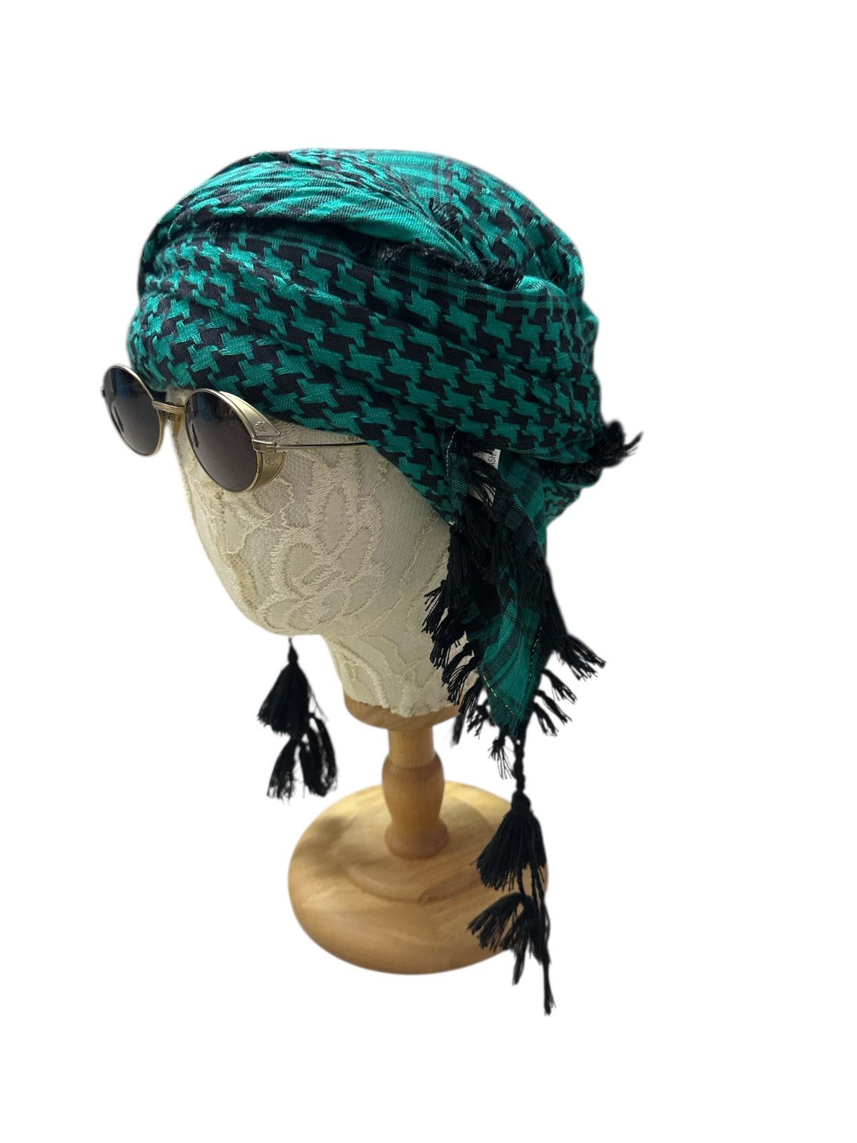 Katharine Hamnett London HAMNETT SQUARE SHIMAGH KEFFIYEH ARABIC SCARF Size ONE SIZE - 1 Thumbnail