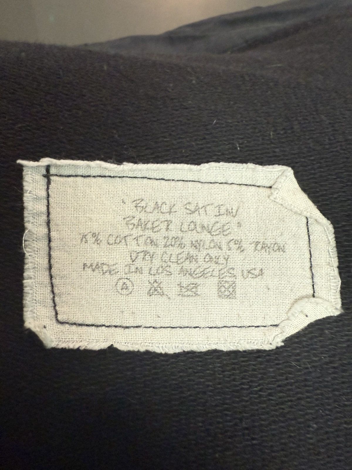 Greg Lauren Greg Lauren Black Satin Baker Lounge Pants Size US 32 / EU 48 - 8 Thumbnail