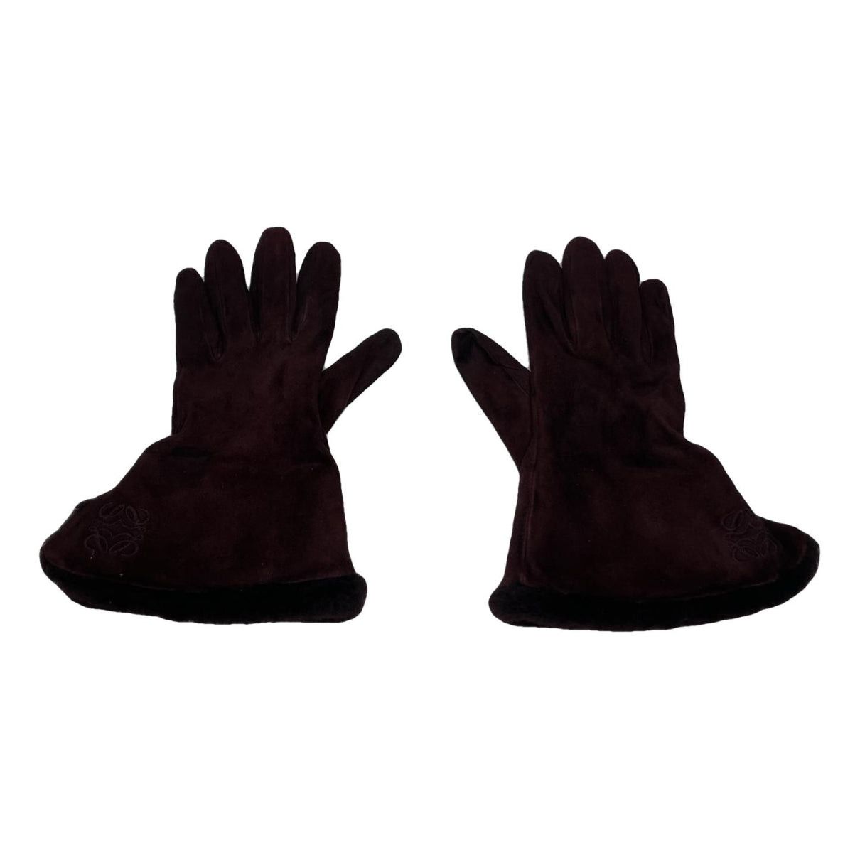 Loewe Purple Leather Glove Size ONE SIZE - 1 Thumbnail