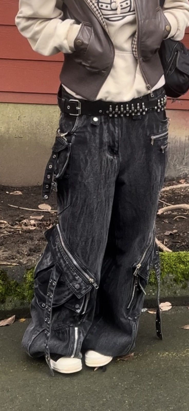 No Faith Studios No/Faith studios Black Heavy Cargo pants Size US 32 / EU 48 - 2 Thumbnail