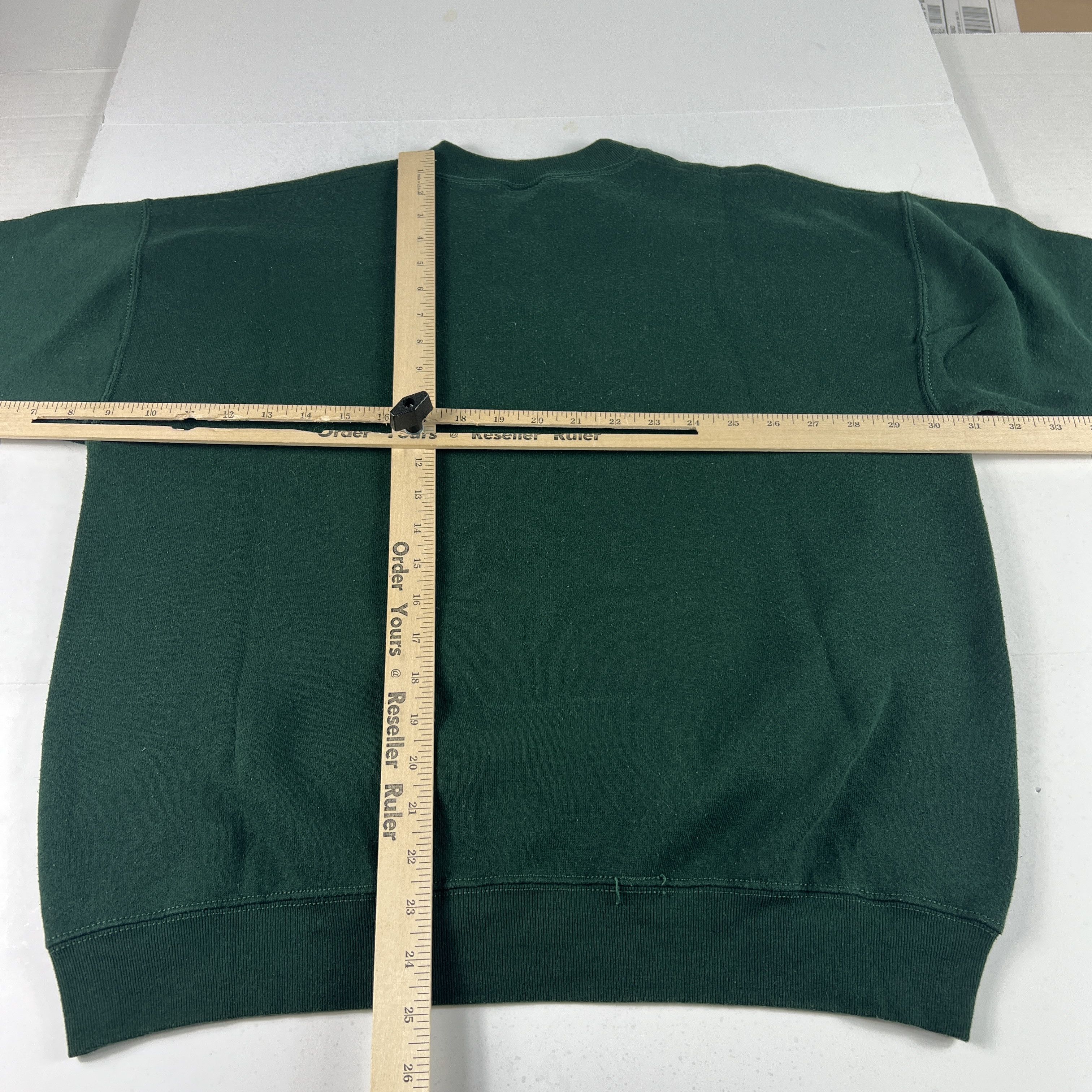 Fruit Of The Loom × NFL × Vintage VTG 90s Green Bay Packers Sweatshirt Green Helmet Crewneck Size US M / EU 48-50 / 2 - 14 Thumbnail