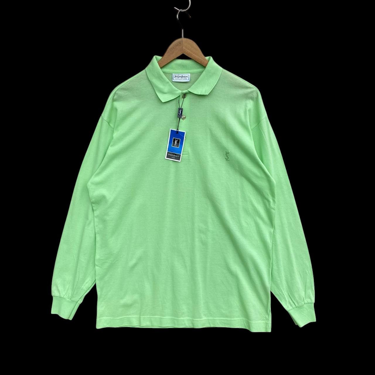 Yves Saint Laurent YSL YVES SAINT LAURENT VINTAGE POLO NWT MADE IN ITALY Size US M / EU 48-50 / 2 - 1 Thumbnail