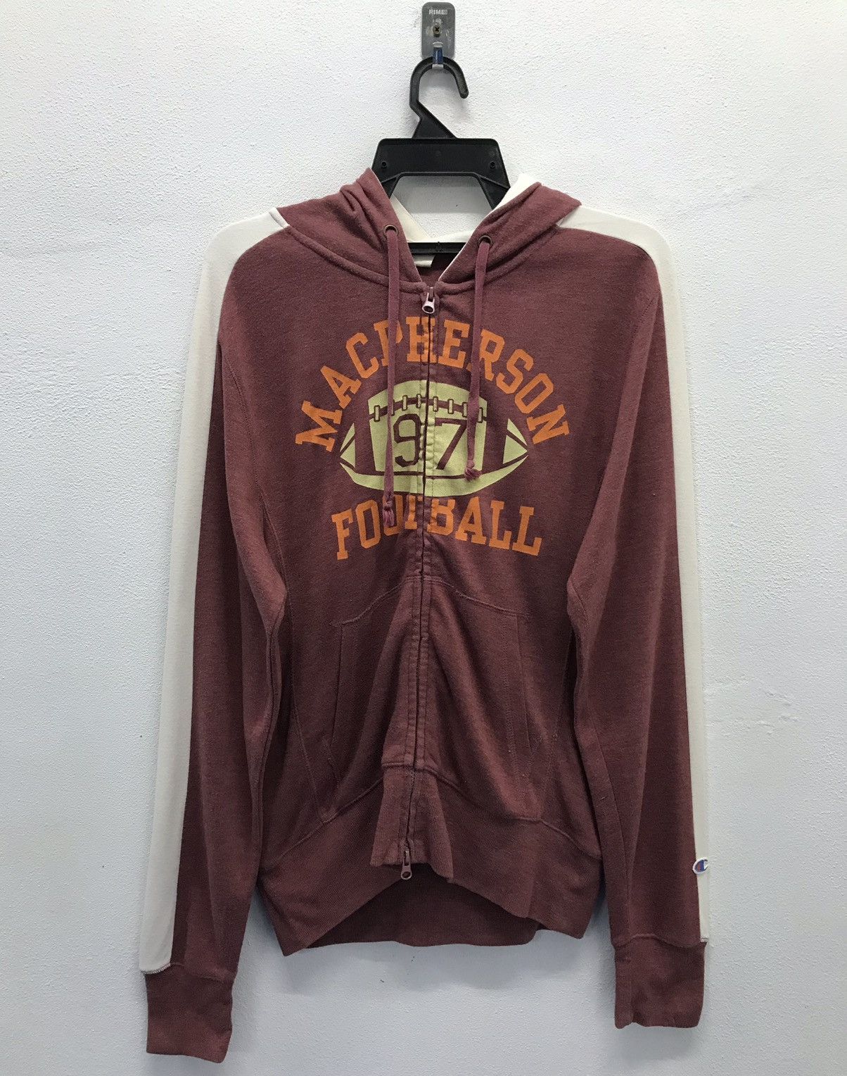 Champion × Vintage Vintage Champion Macpherson 97 Football Jacket Hoodie Size US L / EU 52-54 / 3 - 1 Thumbnail