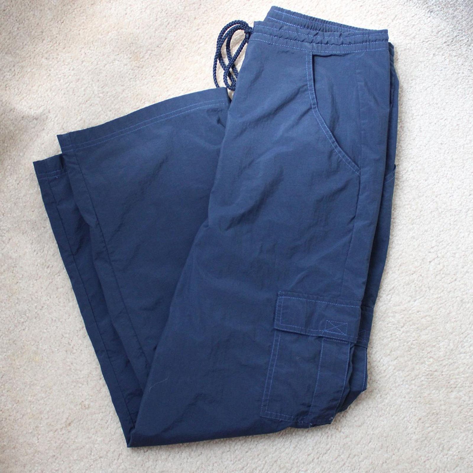 Catalina Navy Blue Vintage 90's Catalina Track Pants Size 28" / US 6 / IT 42 - 6 Thumbnail