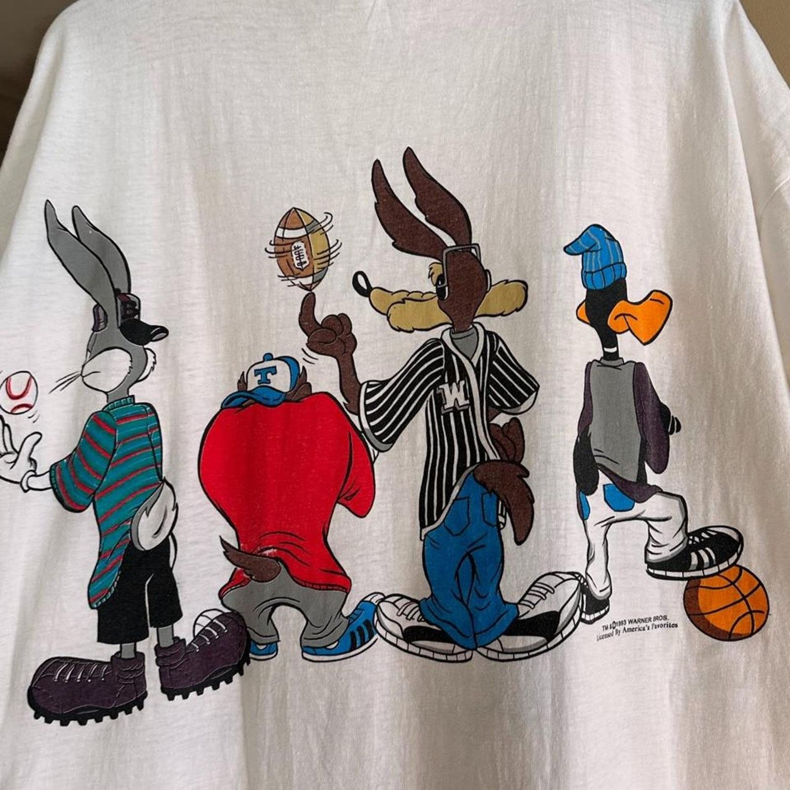 Cartoon Network × Vintage Vintage 1991 Looney Tunes Cartoon Shirt Size US L / EU 52-54 / 3 - 7 Thumbnail