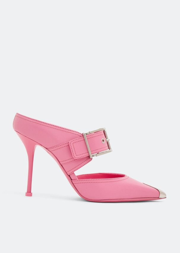 Alexander McQueen o1y0225 Mules in Pink Size US 6.5 / IT 36.5 - 1 Thumbnail