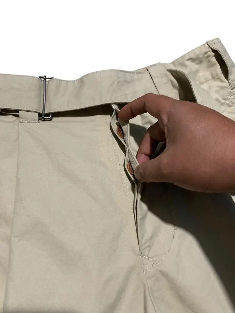 Aspesi Aspesi Blue Garments gurkha pleats wide short pants Size US 30 / EU 46 - 8 Thumbnail