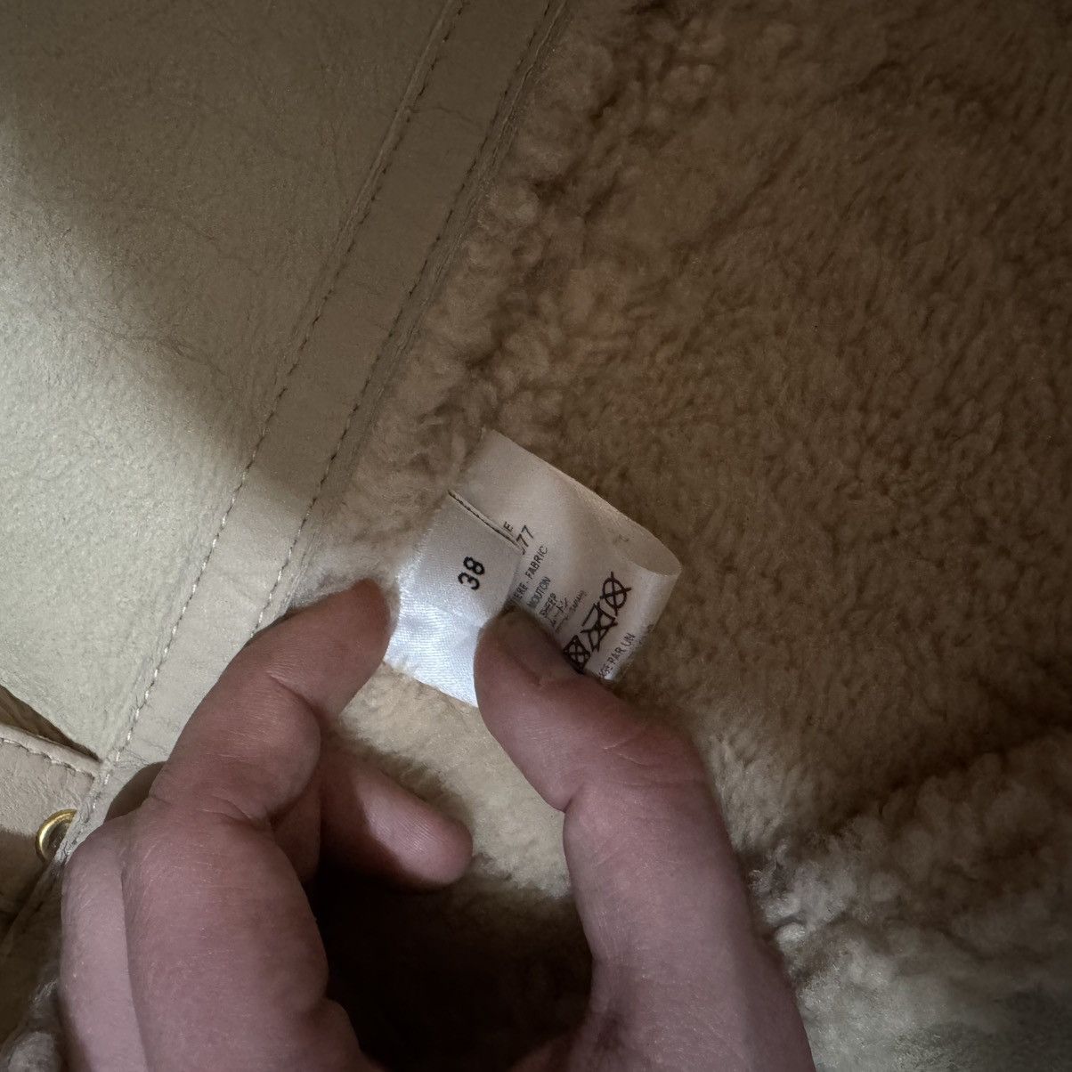 Givenchy × Vintage Sheepskin givenchy paris leather vest Size S / US 4 / IT 40 - 9 Thumbnail